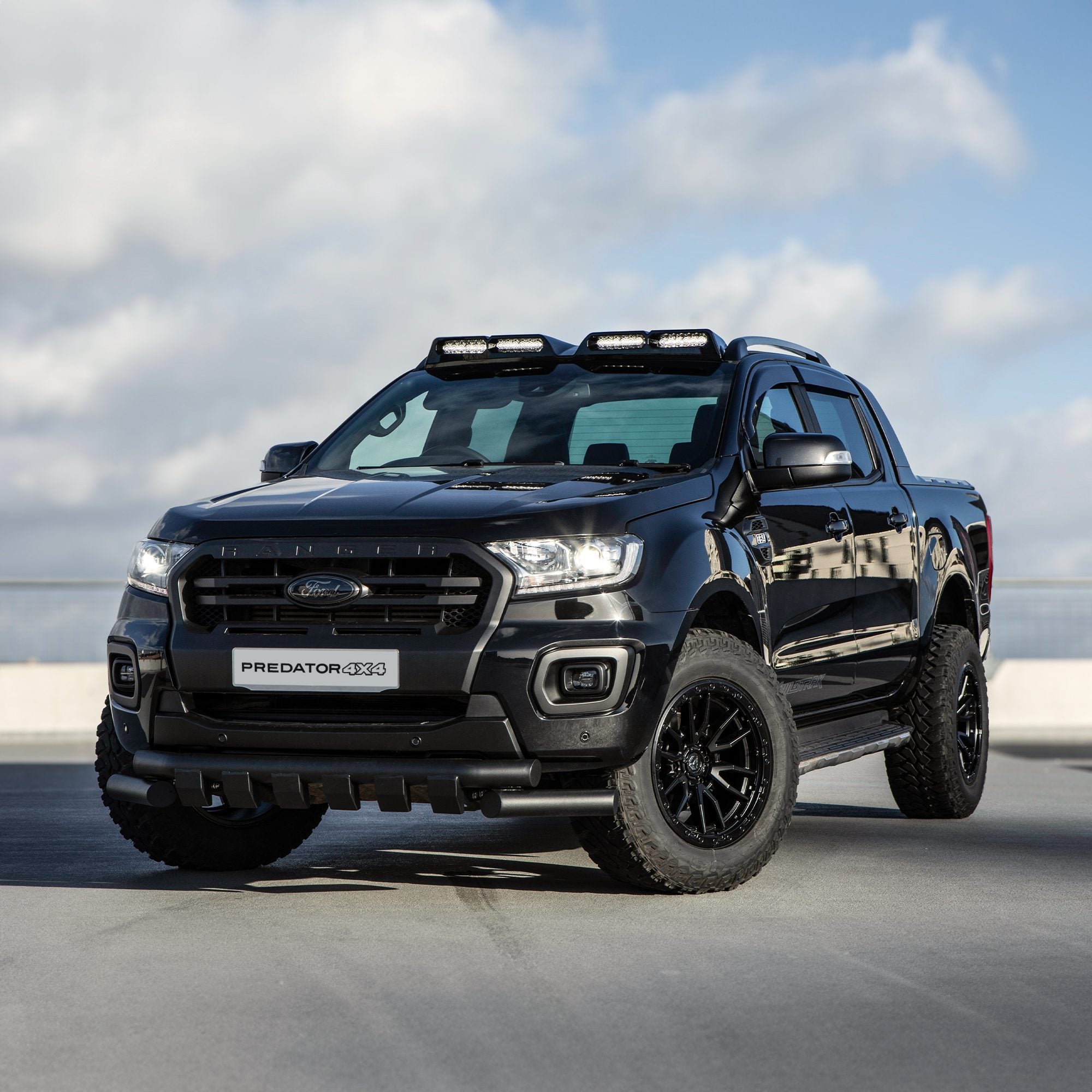 Ford Ranger T7 2015-2019 Quad Roof Light With LED Lights