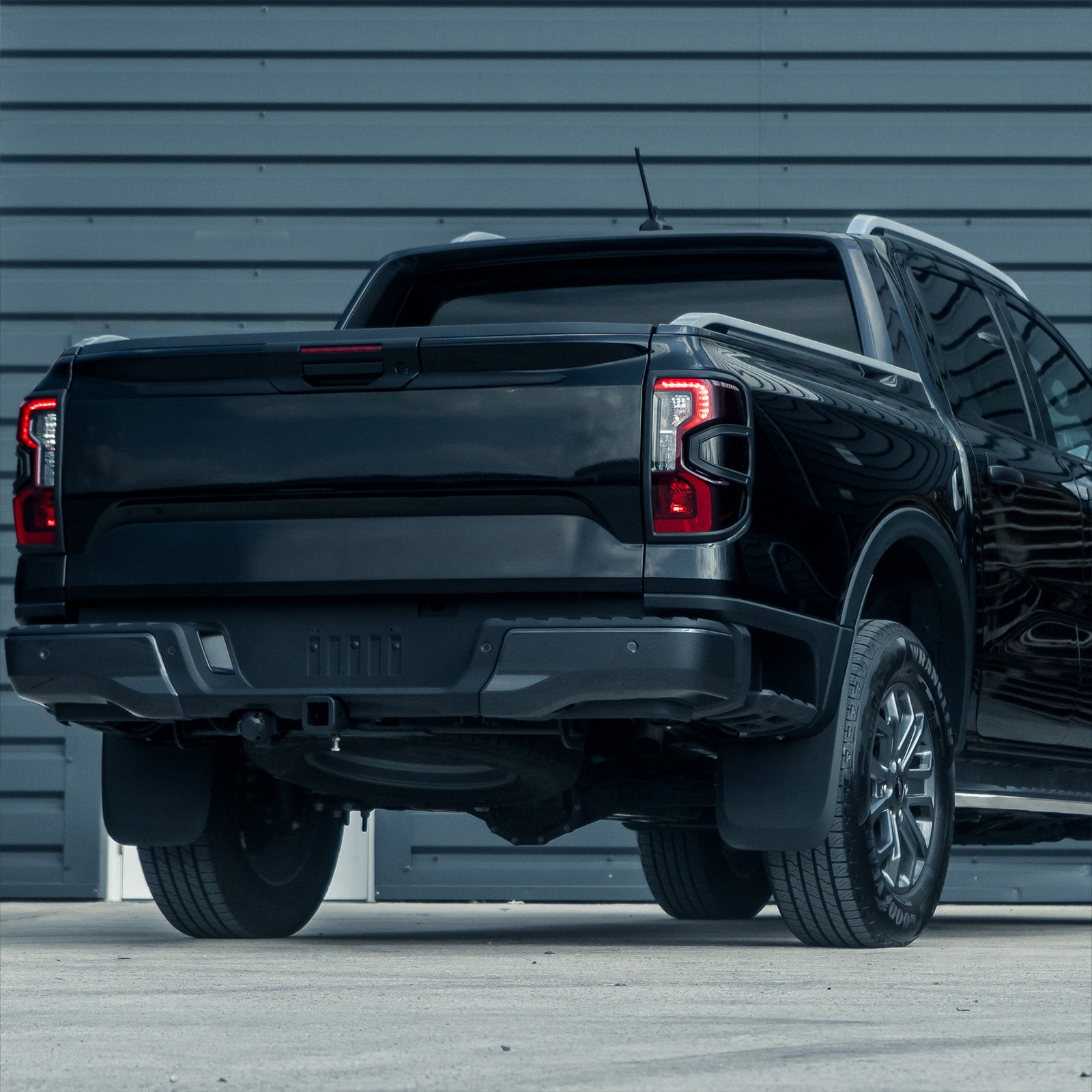 Ford Ranger T9 2023+ Matte Black Tail Light Surrounds