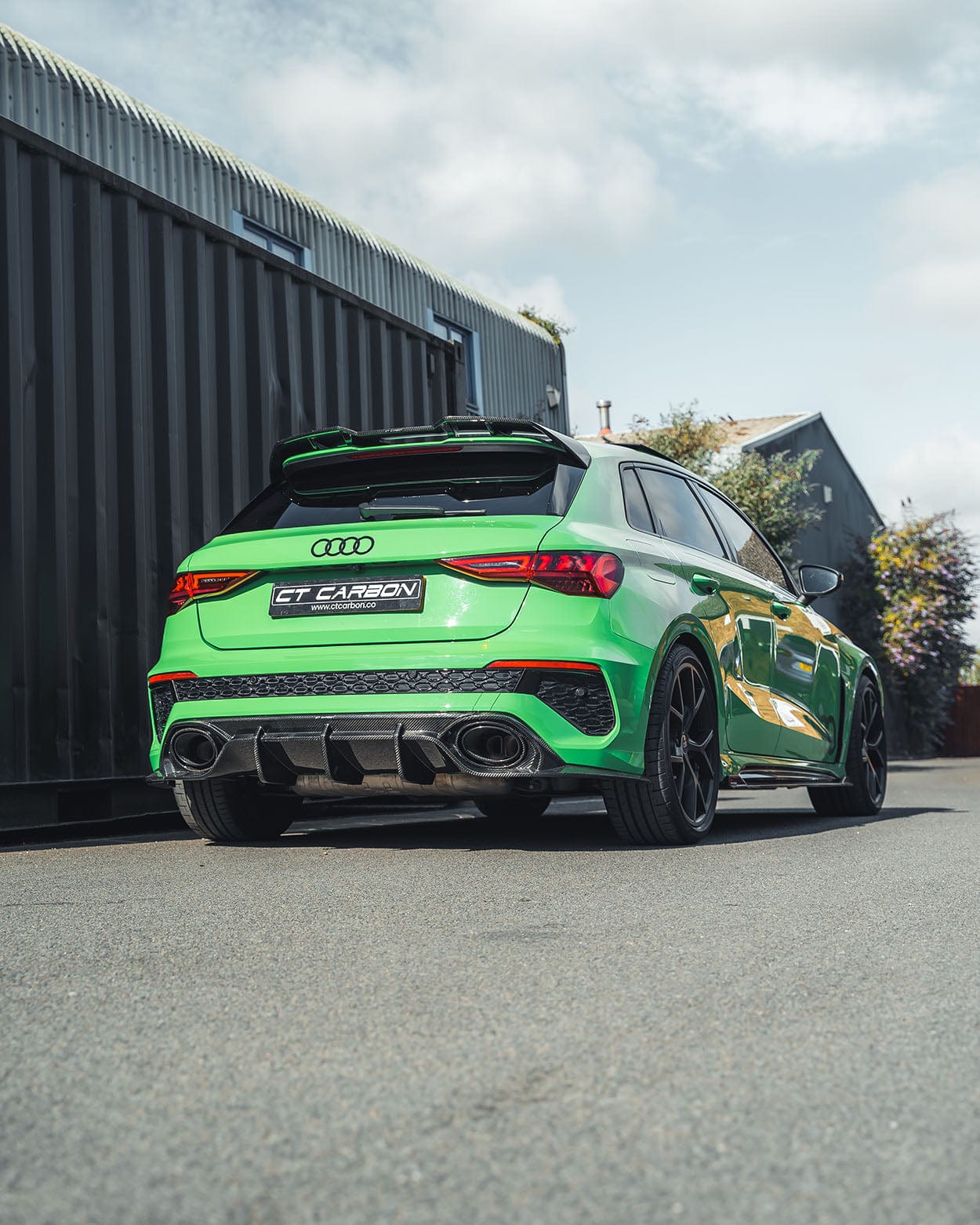 AUDI RS3 8Y 2022-2024 SPORTBACK CARBON FIBRE DIFFUSER - CT DESIGN