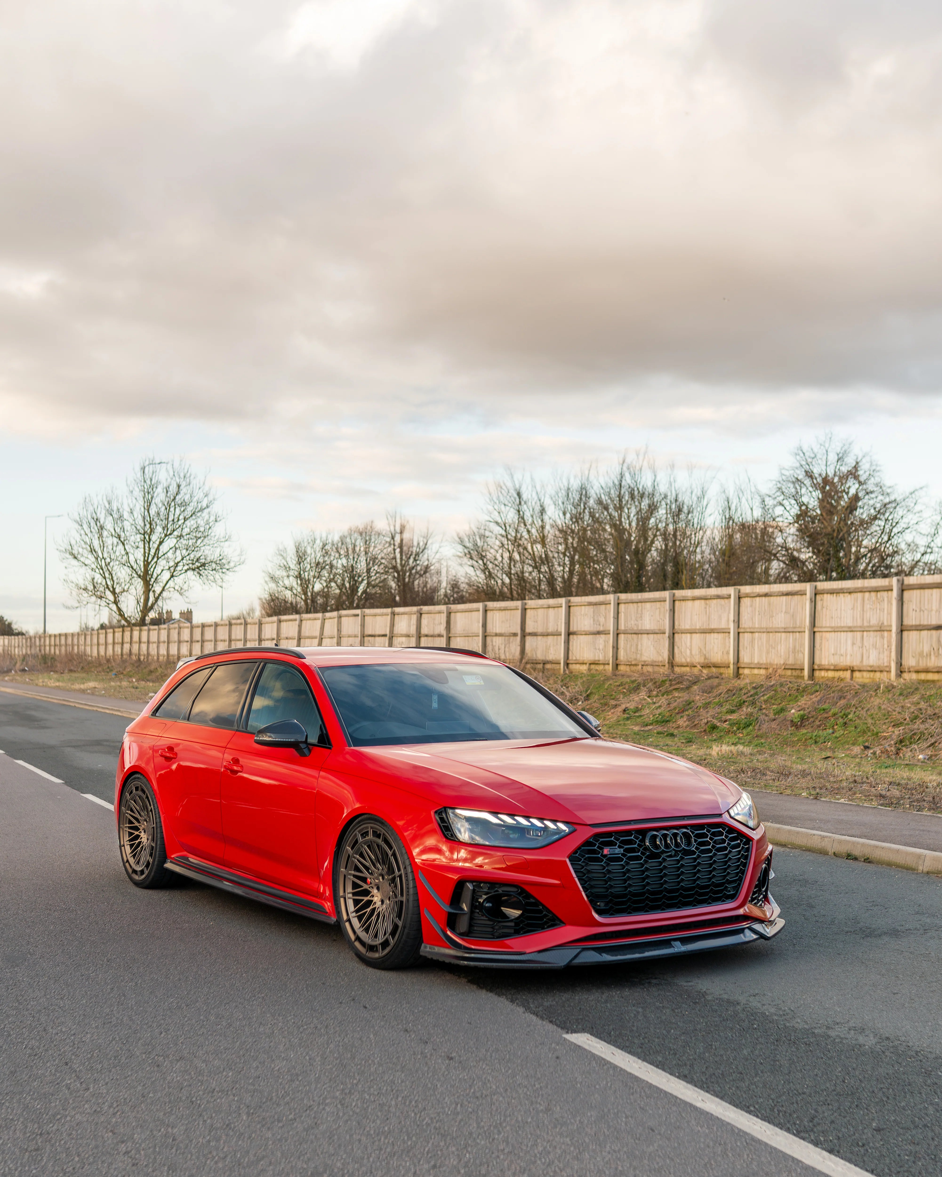 AUDI RS4 B9.5 CARBON FIBRE SPLITTER - CT DESIGN