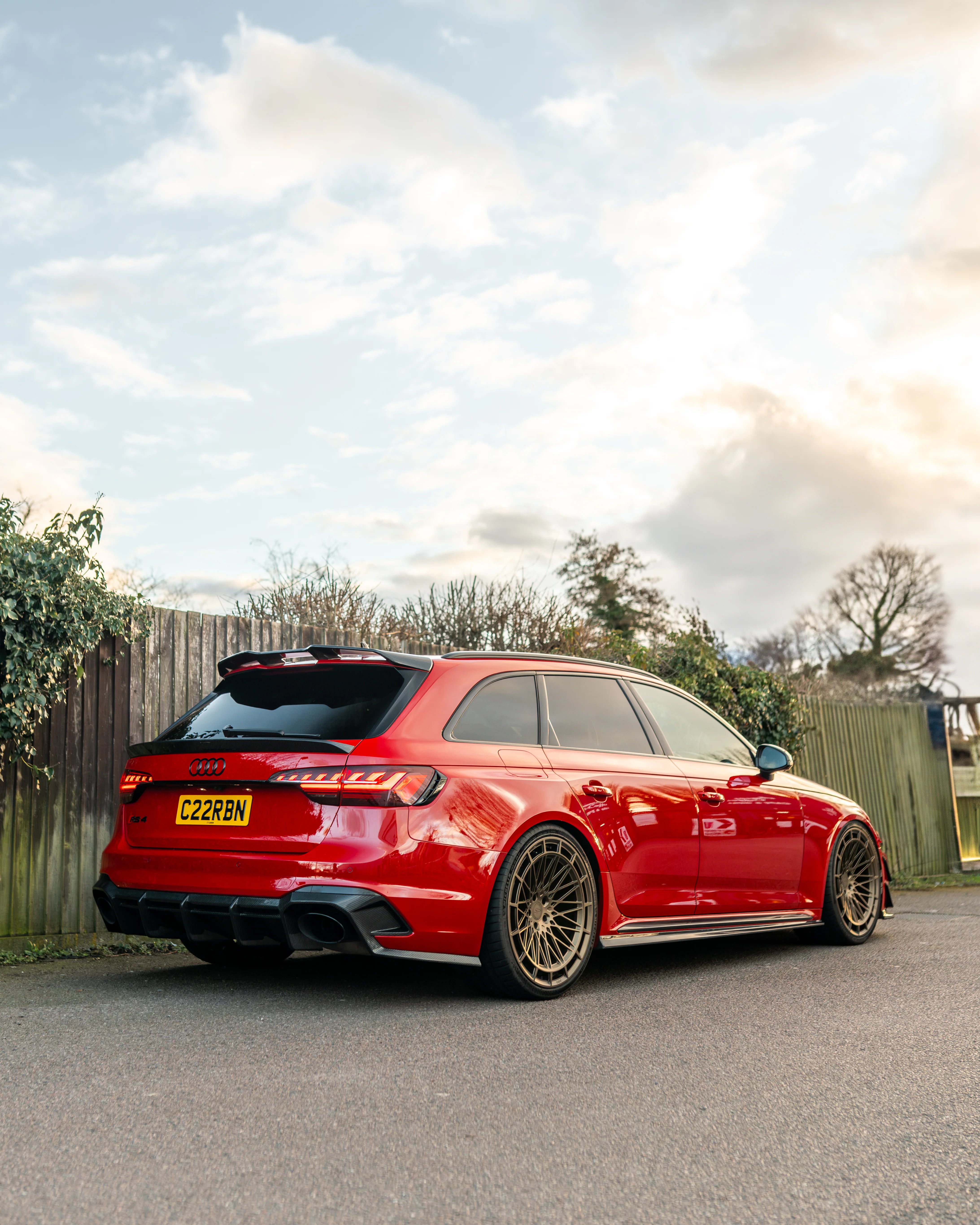 AUDI RS4 B9 & B9.5 2016-2024 CARBON FIBRE ROOF SPOILER - CT DESIGN
