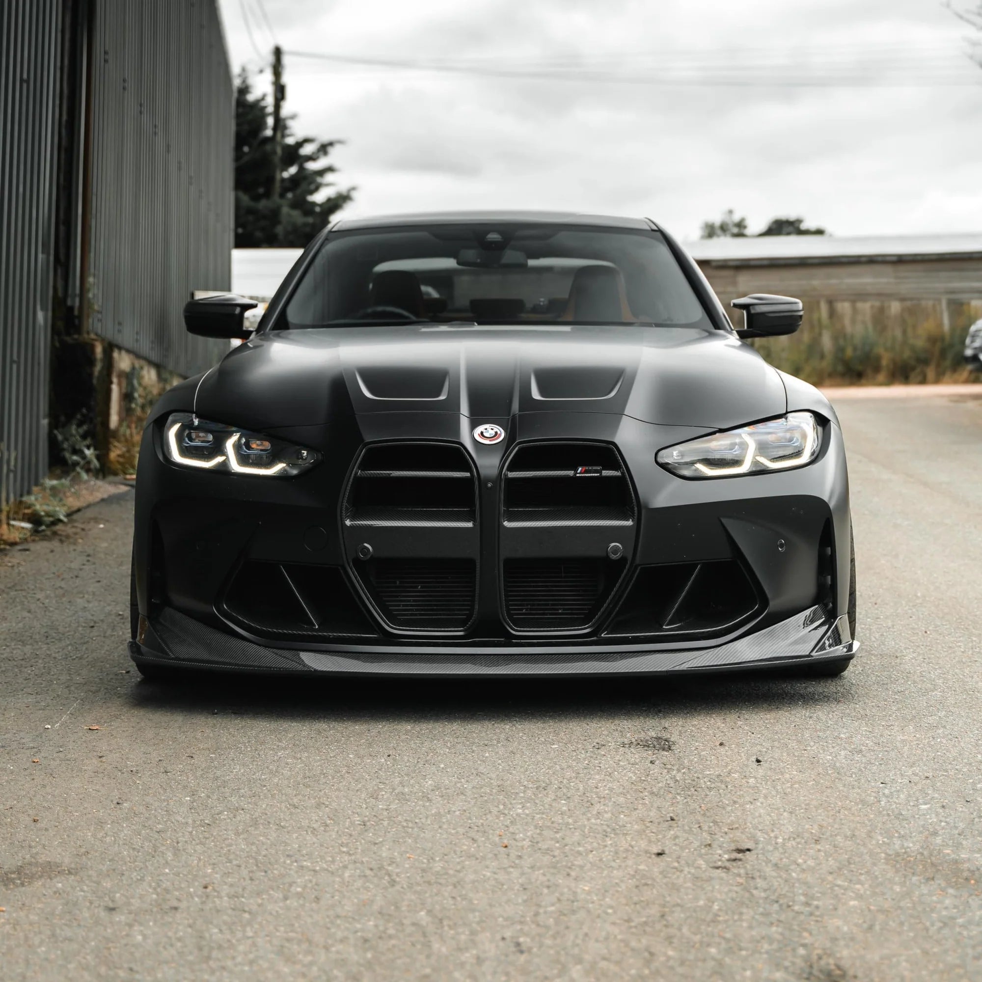 BMW G80 G81 M3 & G82 G83 M4 Pre-Preg Carbon Fibre GT Front Kidney Grilles by TRE (2021+)