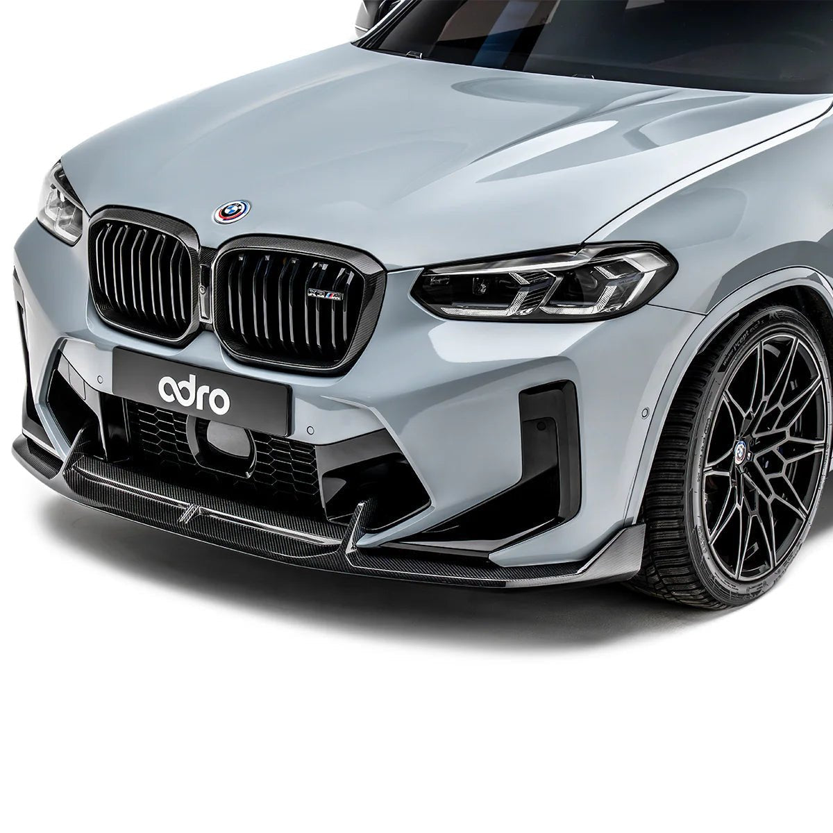 BMW X3M LCI F97 PRE-PREG CARBON FIBRE FRONT SPLITTER BY ADRO (2022+)