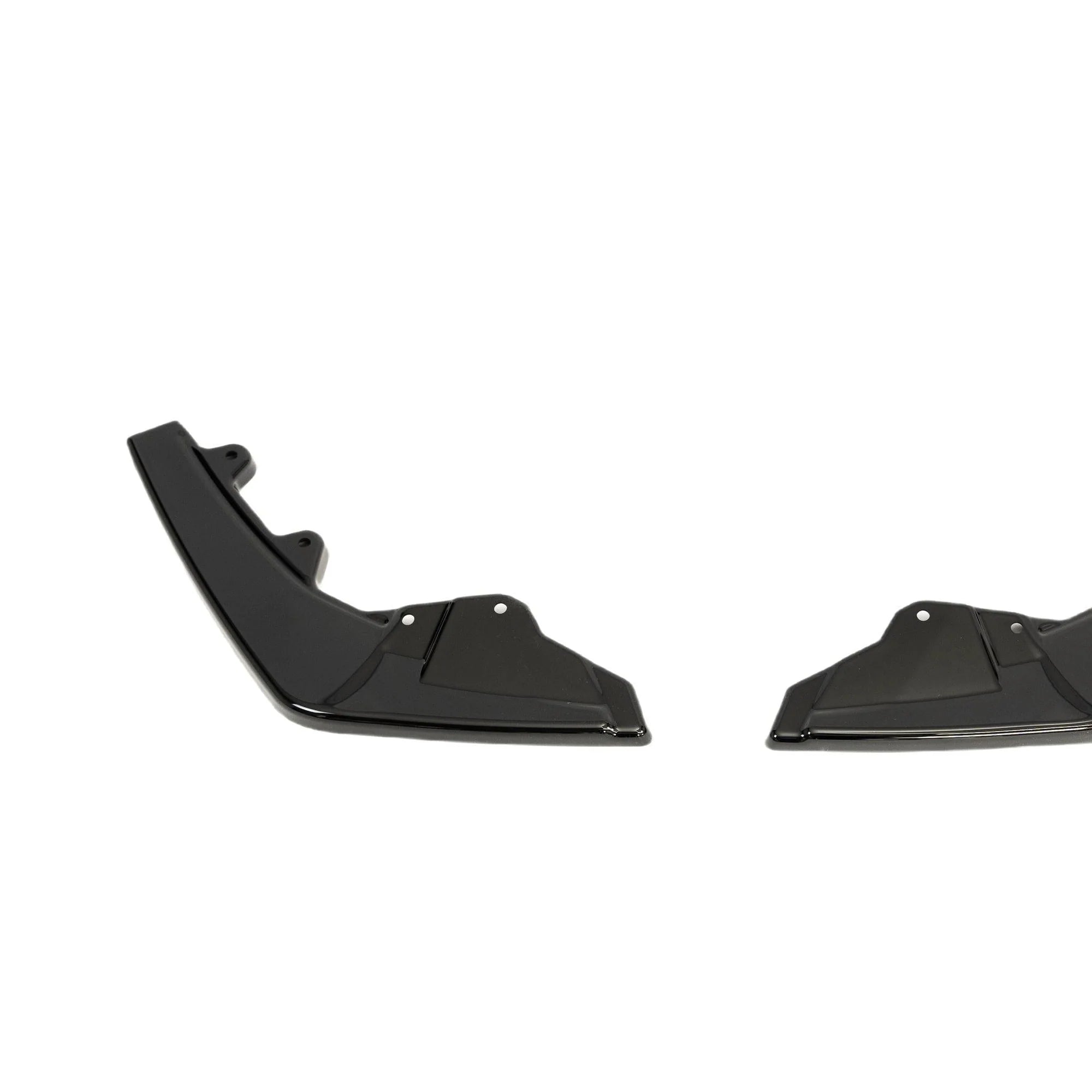 BMW 1 Series, M135i & M140i F20 F21 LCI EVO-1 Gloss Black Diffuser Side Spat Flap Extensions by ZAERO (2015-2019)