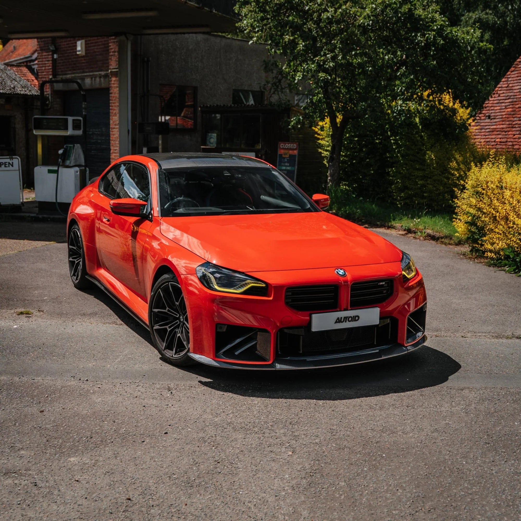 BMW G87 M2 TR87 Carbon Fibre Flat Front Splitter by TRE (2023+)