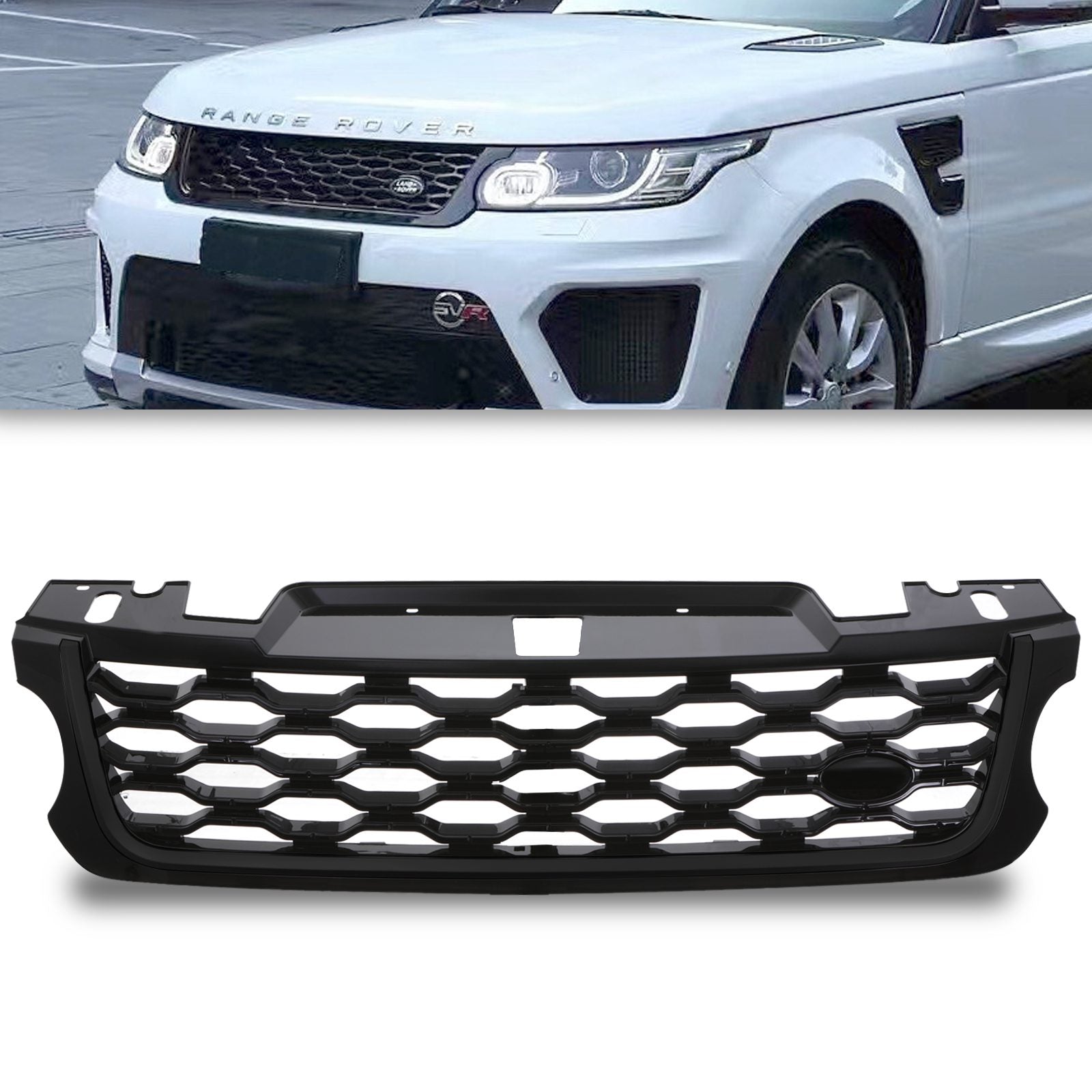 Predator 4x4 Black Facelift Style Front Grille To Fit Range Rover Sport L494 14-18