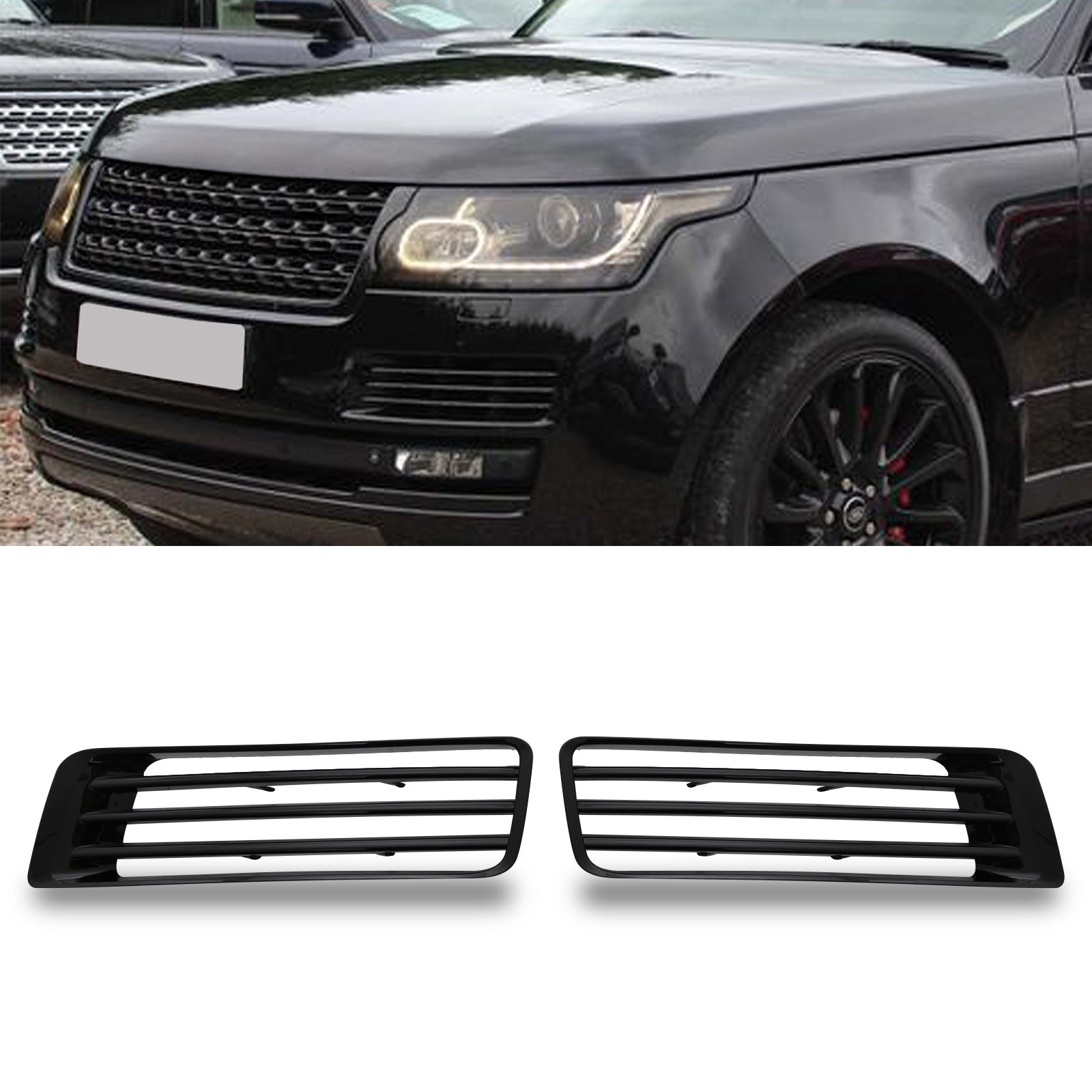 Predator 4x4 SV Autobiography Style Bumper Grilles To Fit Range Rover L405 13-17