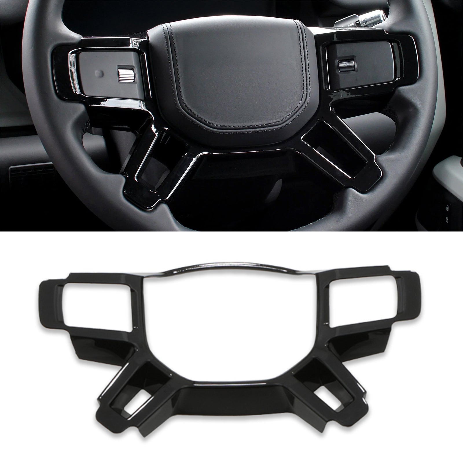 Predator 4x4 Centre Console & Steering Wheel Trim Kit To Fit Land Rover Defender L663 2020+