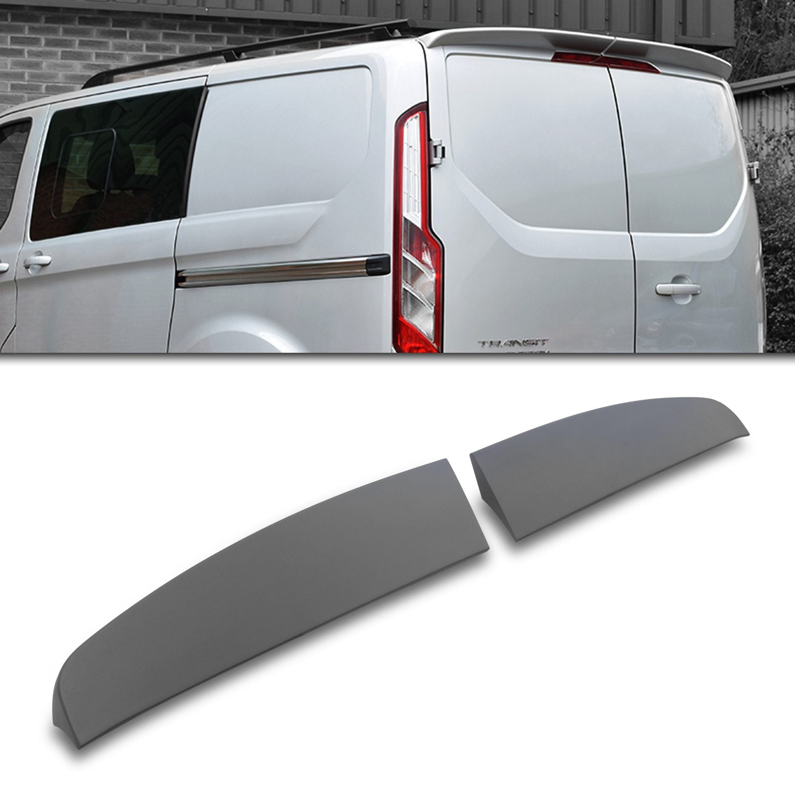 Ford Transit Custom Tourneo 15+ Rear Barn Door Style Spoiler