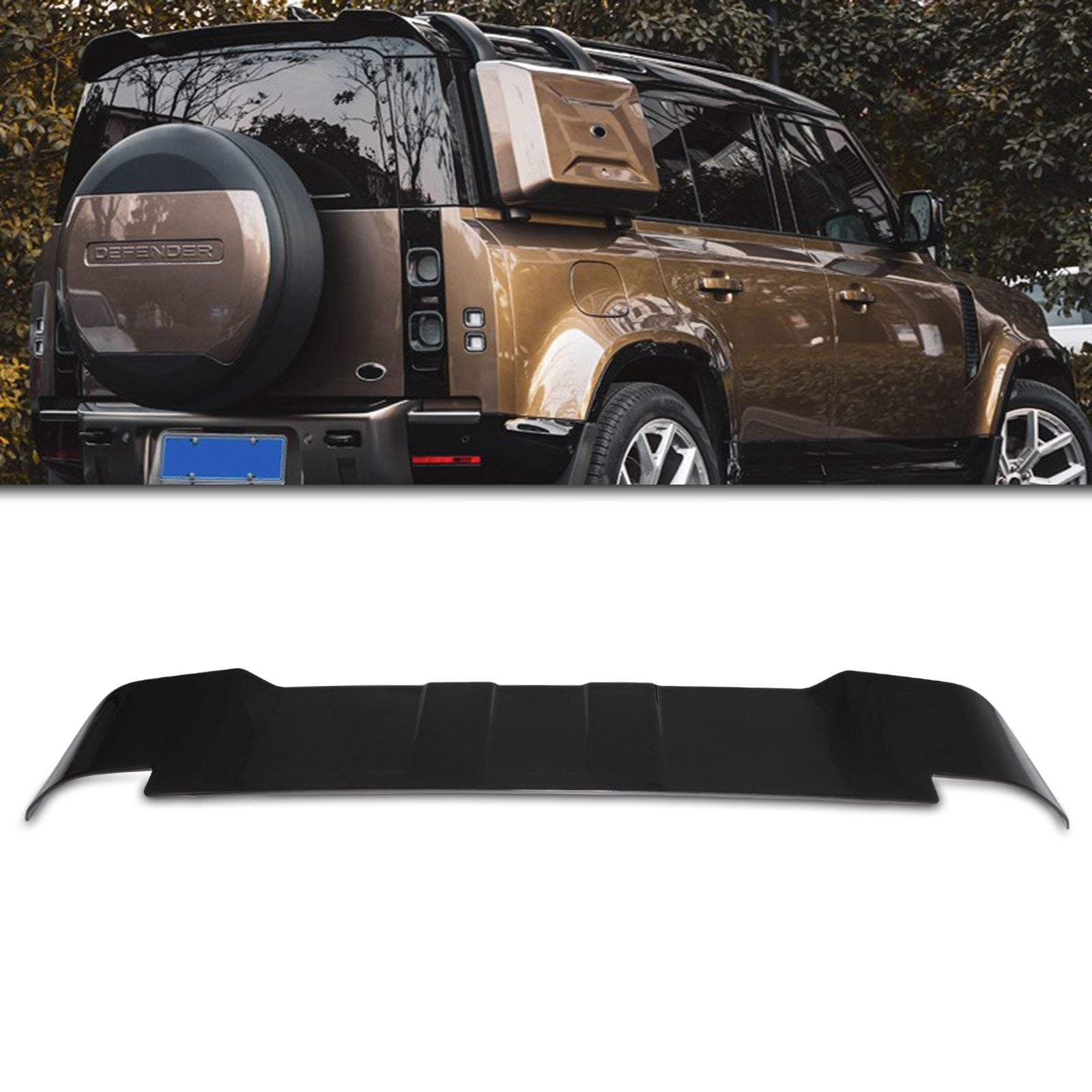 Predator 4x4 Rear Roof Spoiler To Fit Land Rover Defender L663 2020+