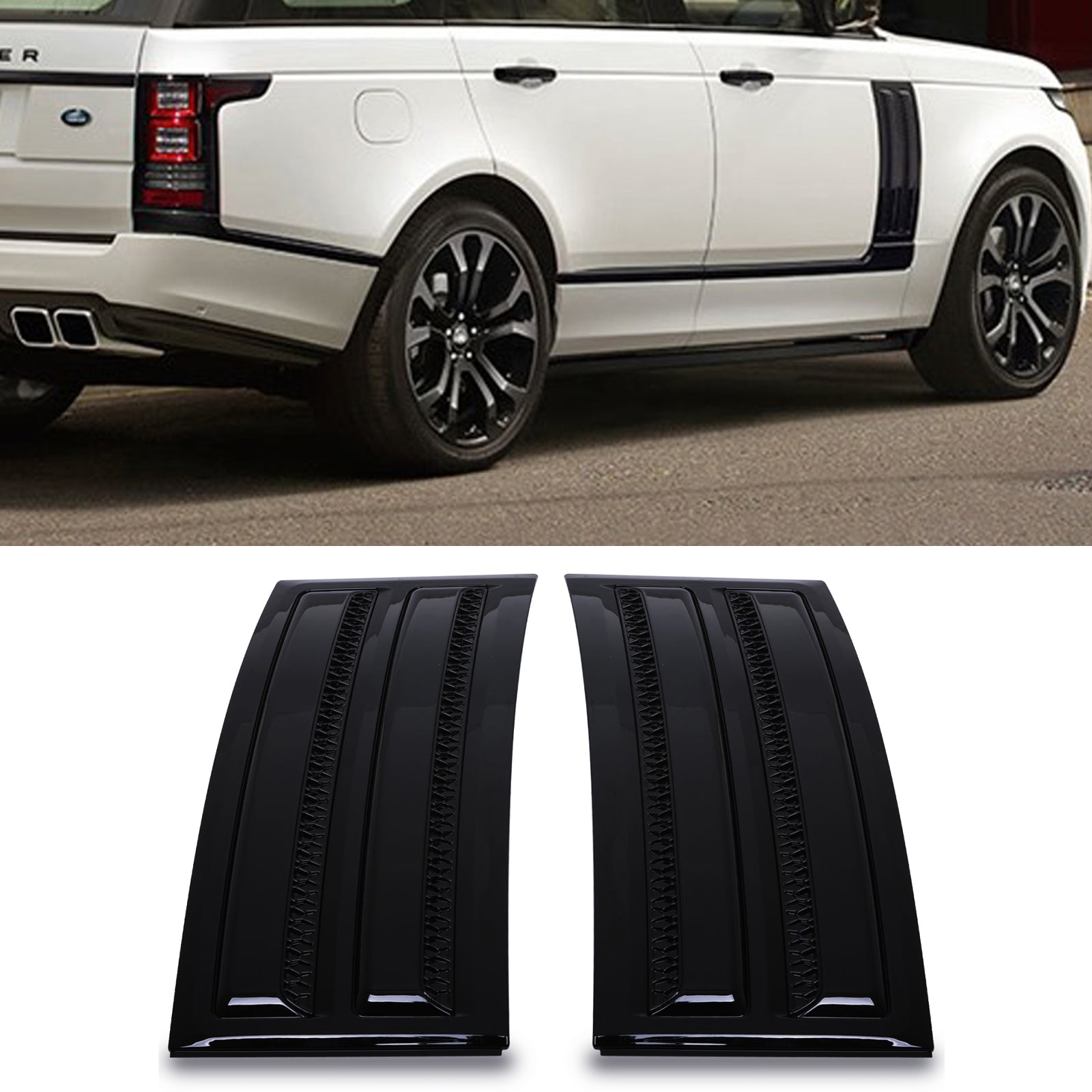 Predator 4x4 SVO Look Side Vents To Fit Range Rover Vogue Autobiography L405 13-17