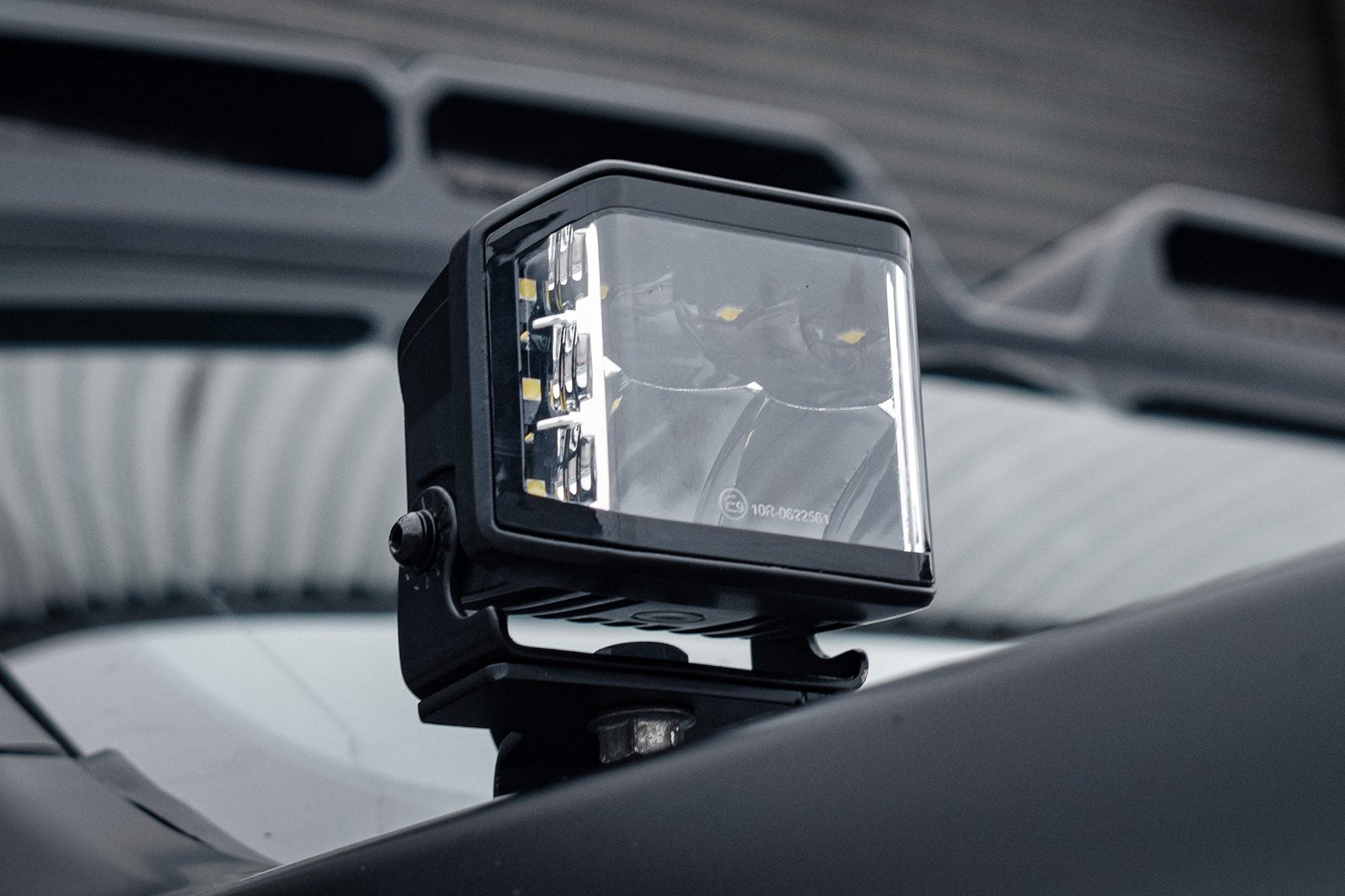 Stealth Ford Ranger T9 2023+ Twin 4" Dark Force LED Bonnet Kit - 16,800 Lumens