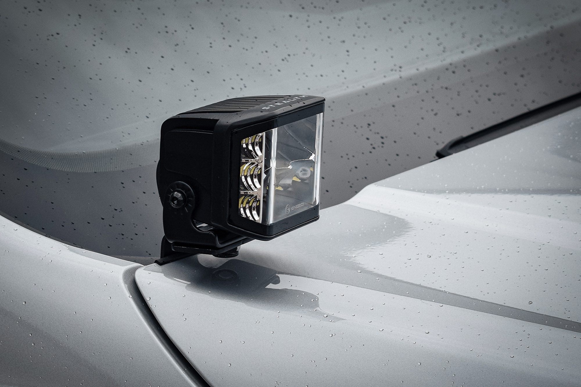 Stealth VW Amarok 2023+ Twin 4" Dark Force LED Bonnet Kit - 16,800 Lumens