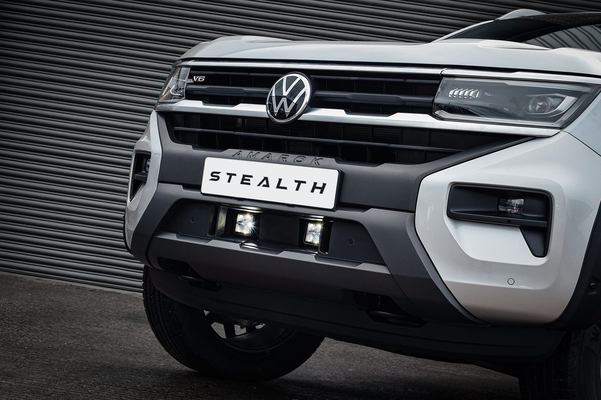 Stealth VW Amarok 2023+ Twin 3" Luminous LED Integration Grille Kit - 9,600 Lumens