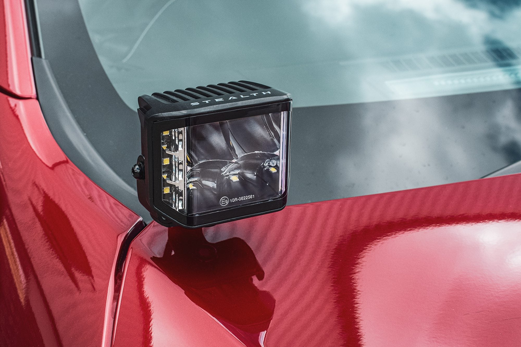 Stealth Isuzu D-Max 2021+ Twin 4" Dark Force LED Bonnet Kit - 16,800 Lumens