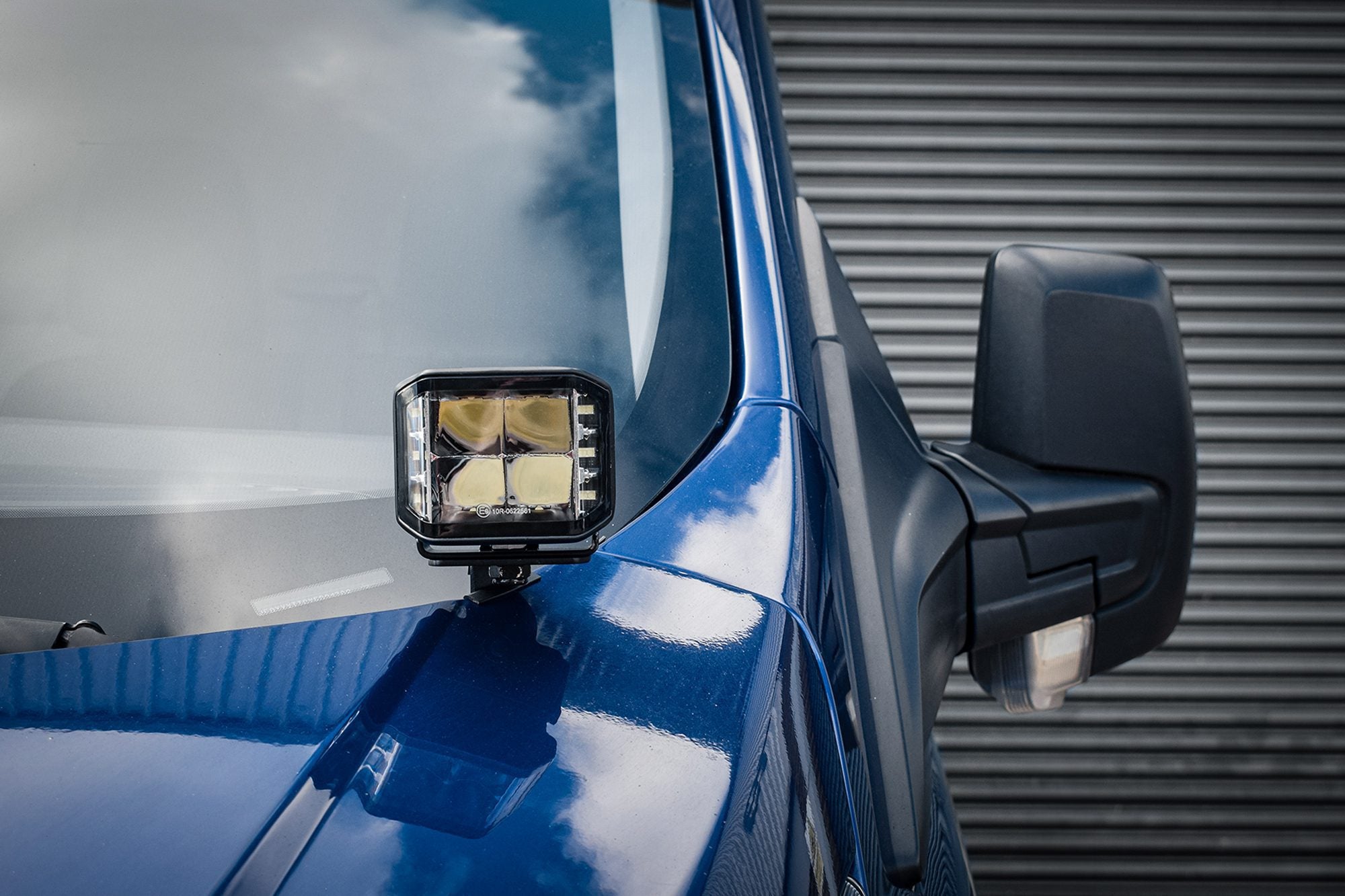 Stealth Ford Transit Custom 2013-2018 Twin 4" Dark Force LED Bonnet Kit - 16,800 Lumens