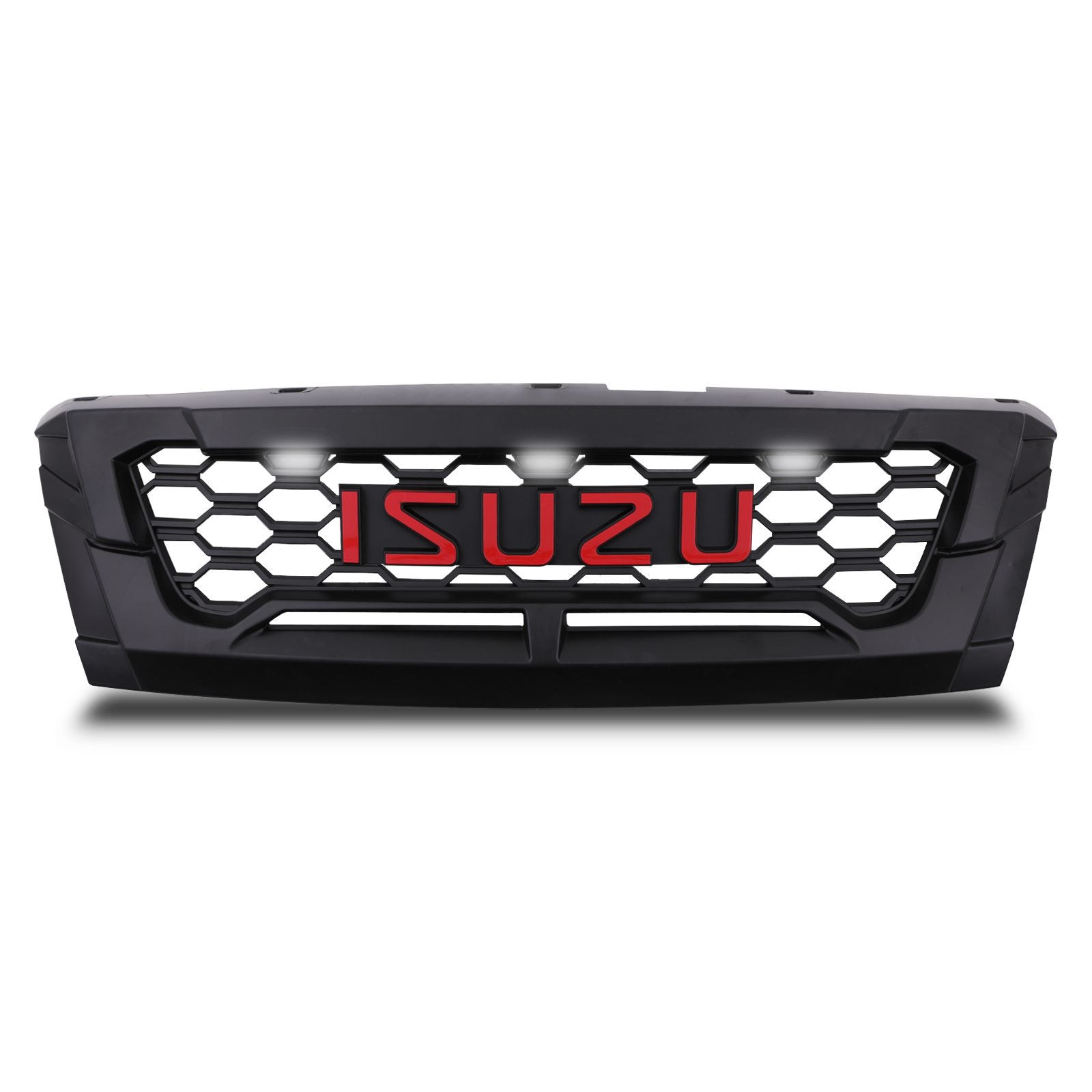 Isuzu D Max 17-20 Black Grille With LED's