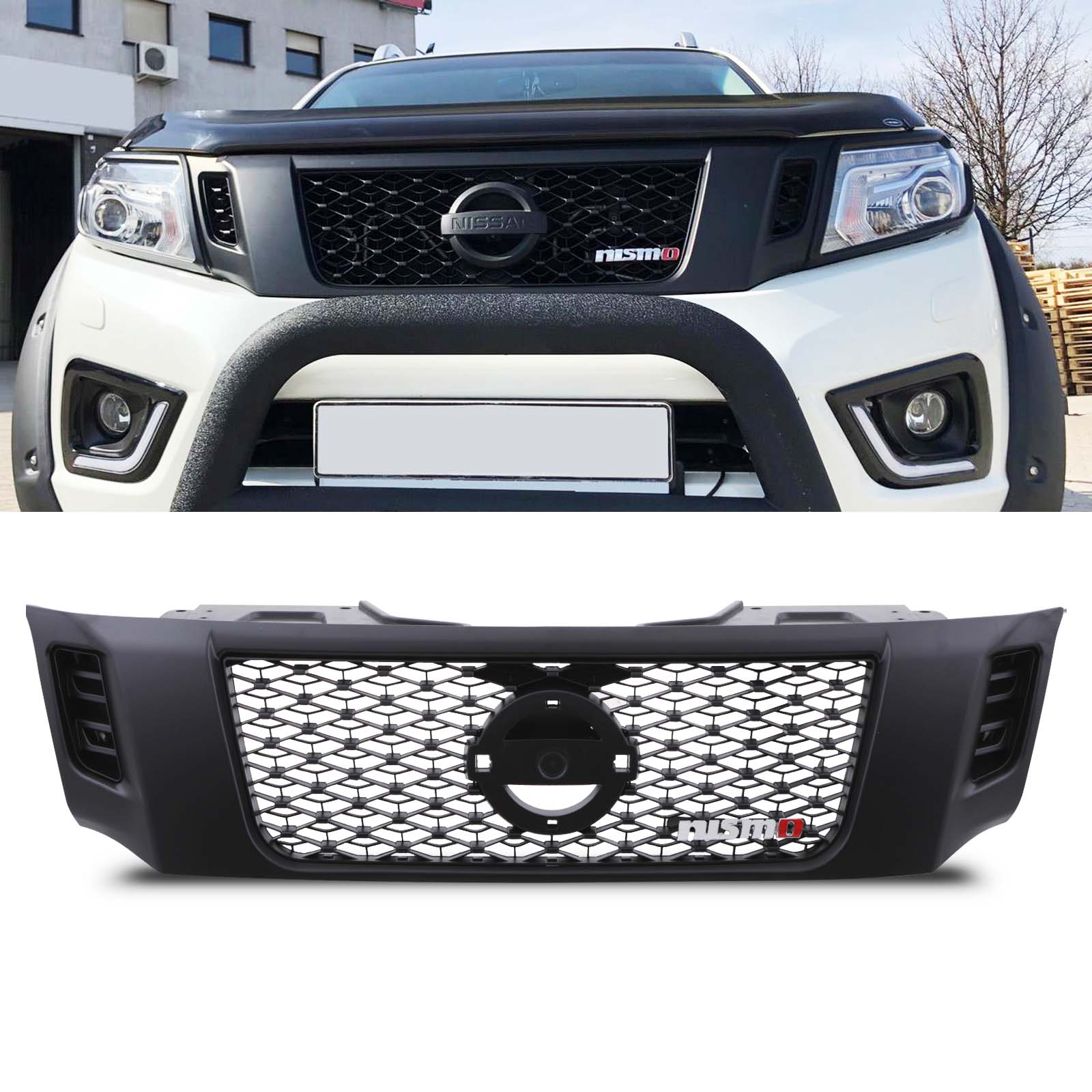Nissan Navara D23 NP300 15-20 Black Nismo Grille