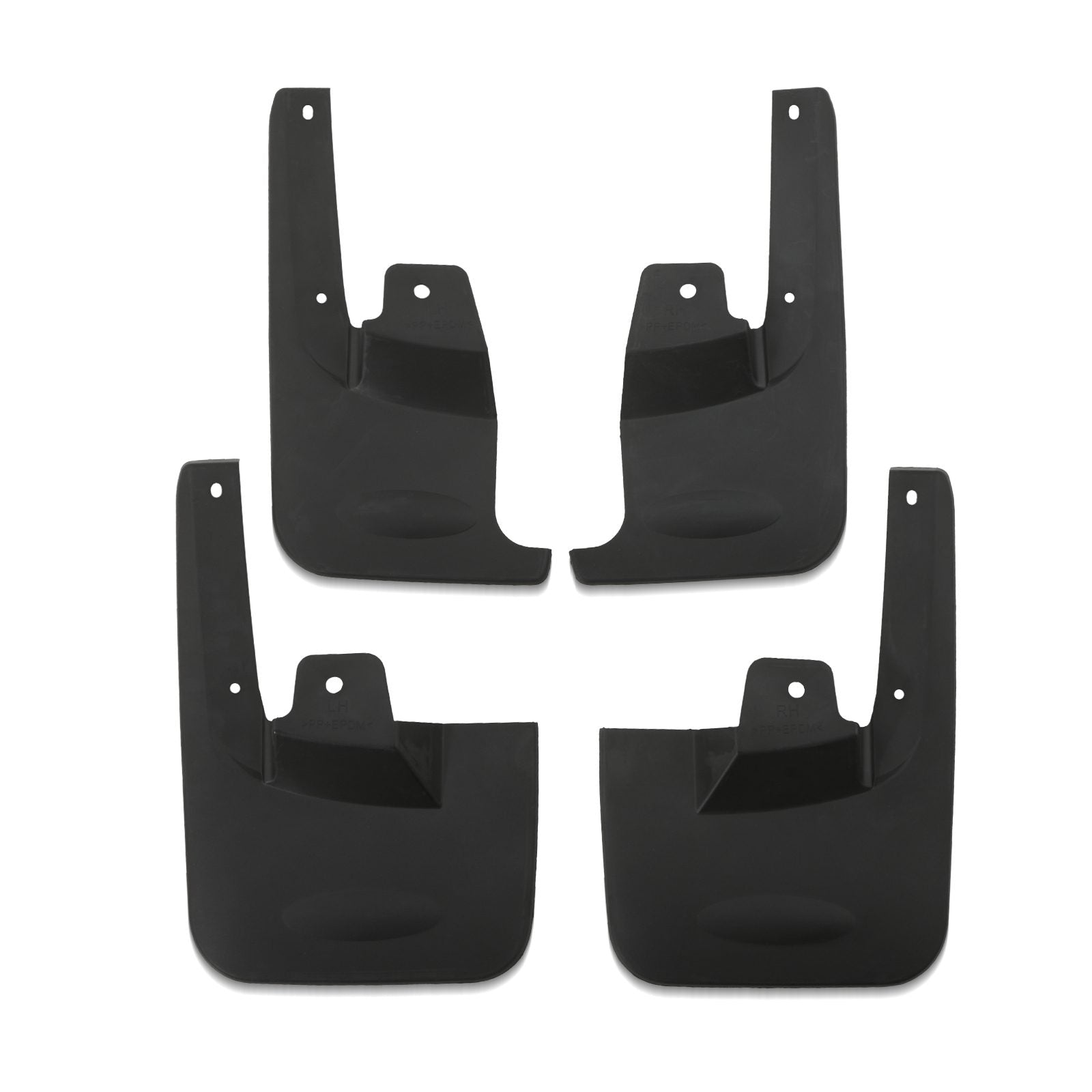 Isuzu D Max 2012+ Black Mud Guard Flaps