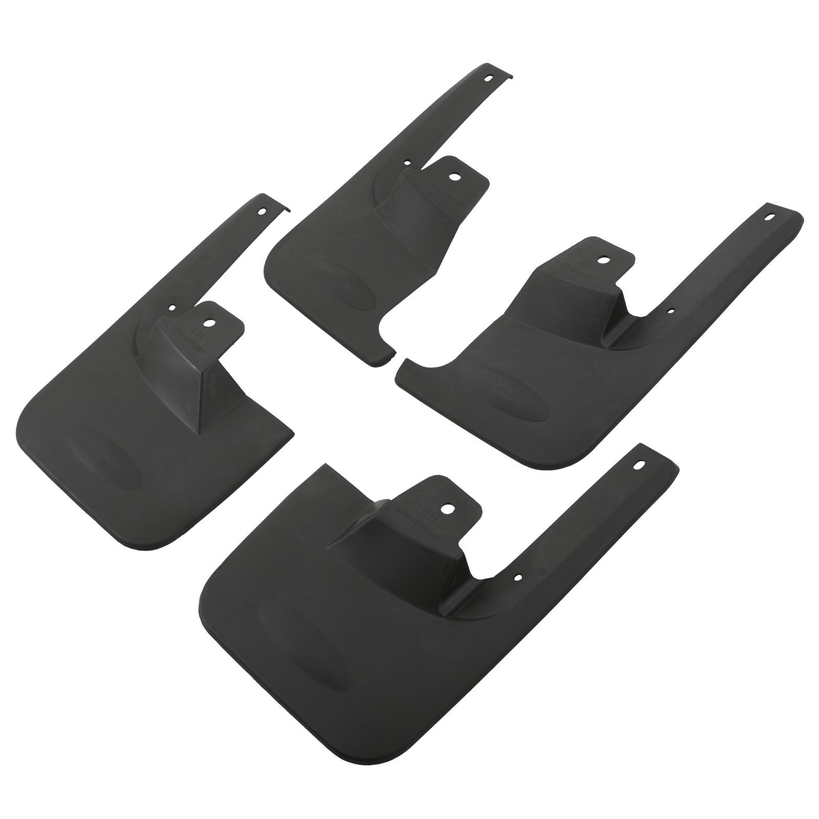 Isuzu D Max 2012+ Black Mud Guard Flaps
