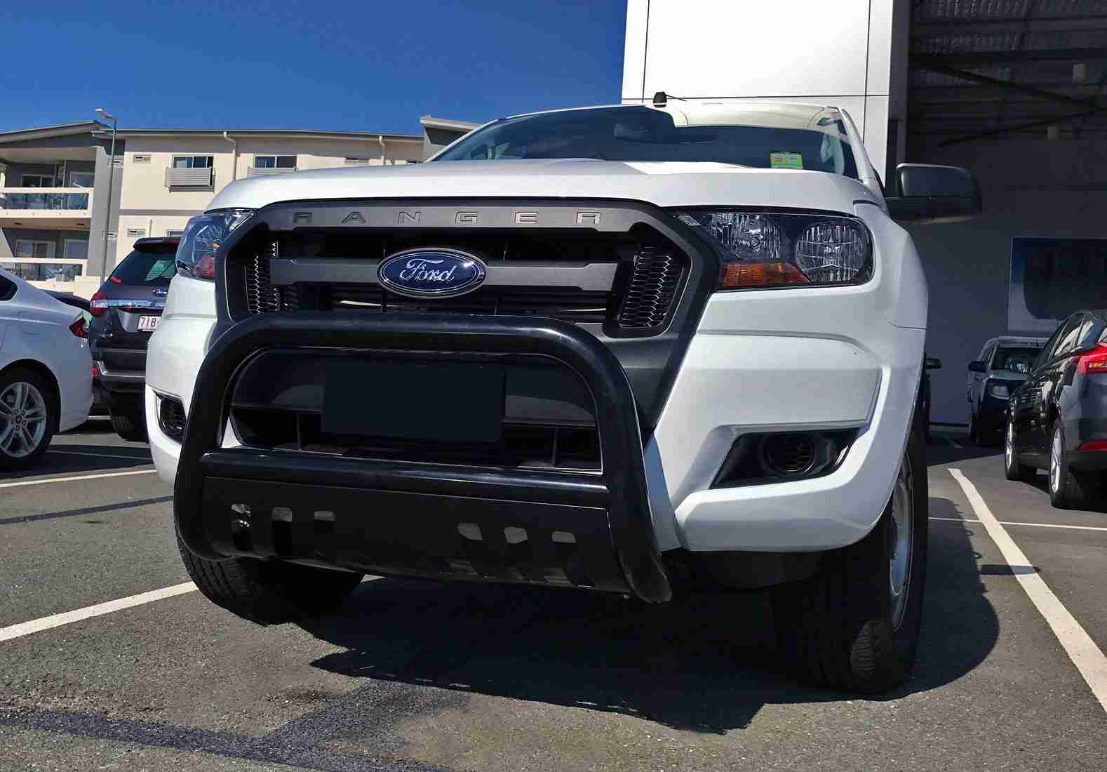 Ford Ranger Explorer T6 T7 12-19 Black Mild Steel Bull Bar