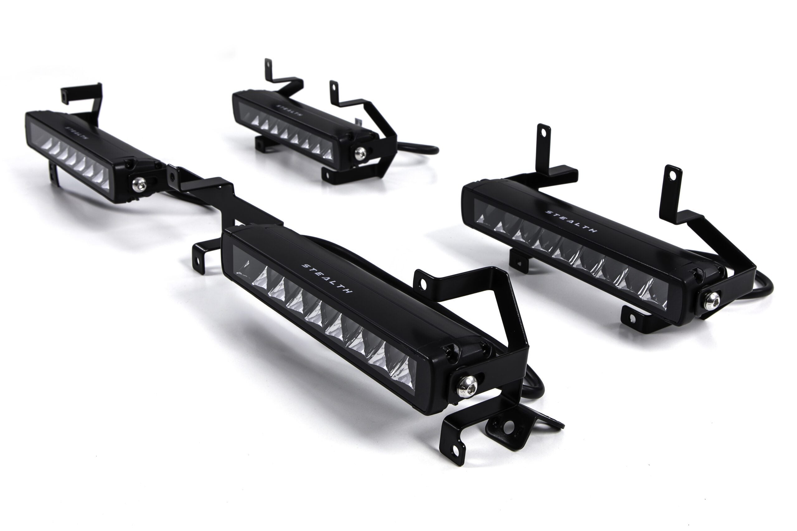 Stealth Ford Ranger T8 2018-2022 Quad 10" Luminous LED Integration Grille Kit - 15,120 Lumens