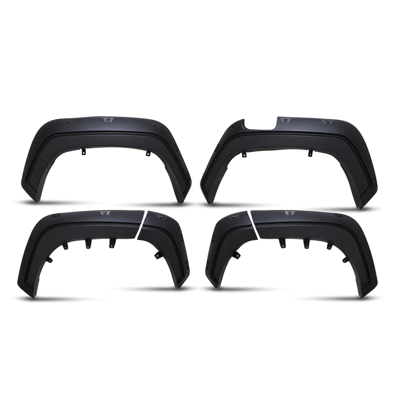 Mitsubishi L200 Triton Series 6 2019+ Rivet Style Black Wheel Arches