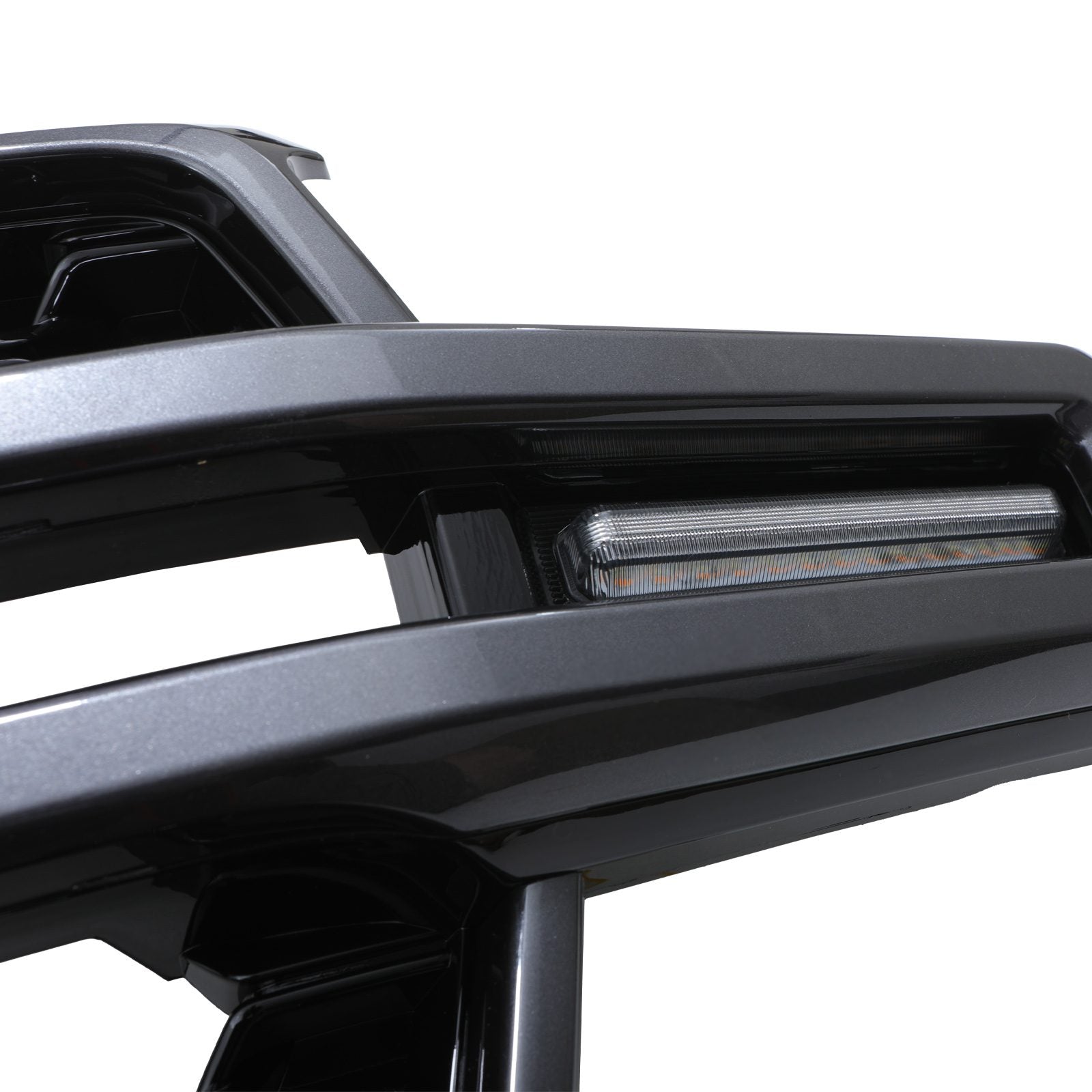 Ford Ranger T9 2023+ Grey and Black Front Grille With LEDs