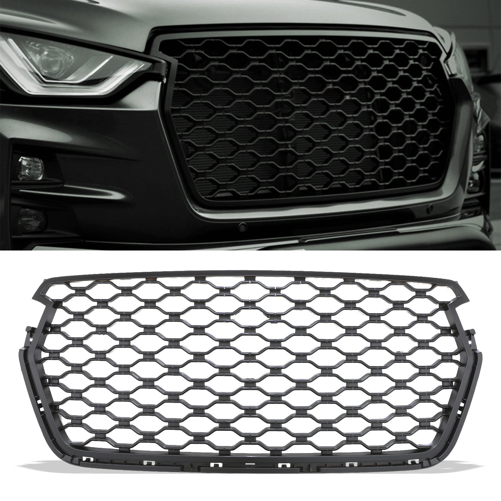 Isuzu D-Max RG 2021+ Badgeless Black Grille