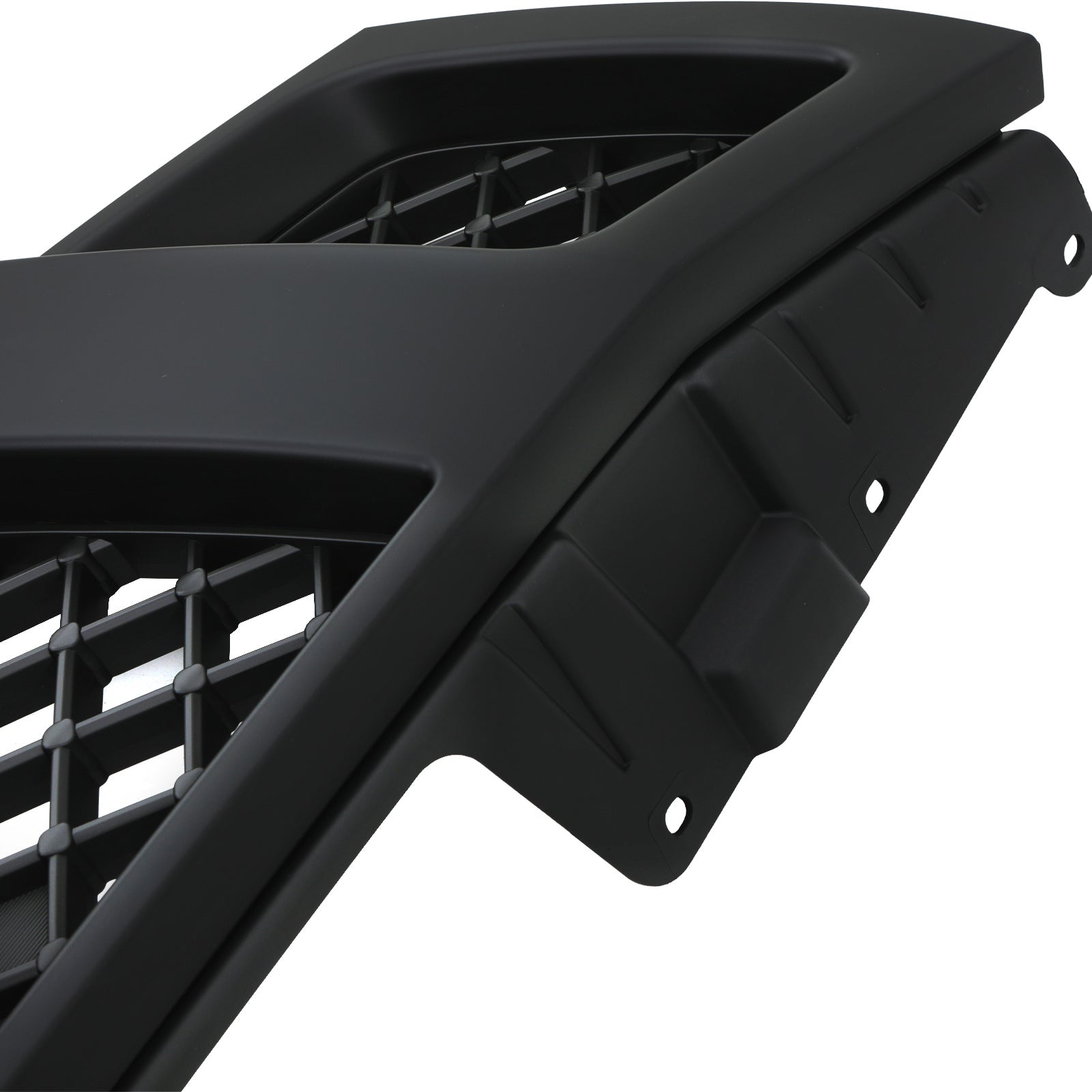 Nissan Navara D40 05-10 Matte Black Front Grille