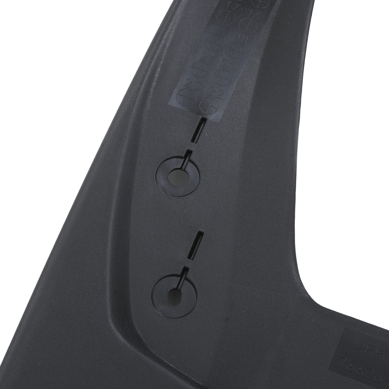 Toyota Hilux Revo MK8 15-21 Black Mud Guard Flaps