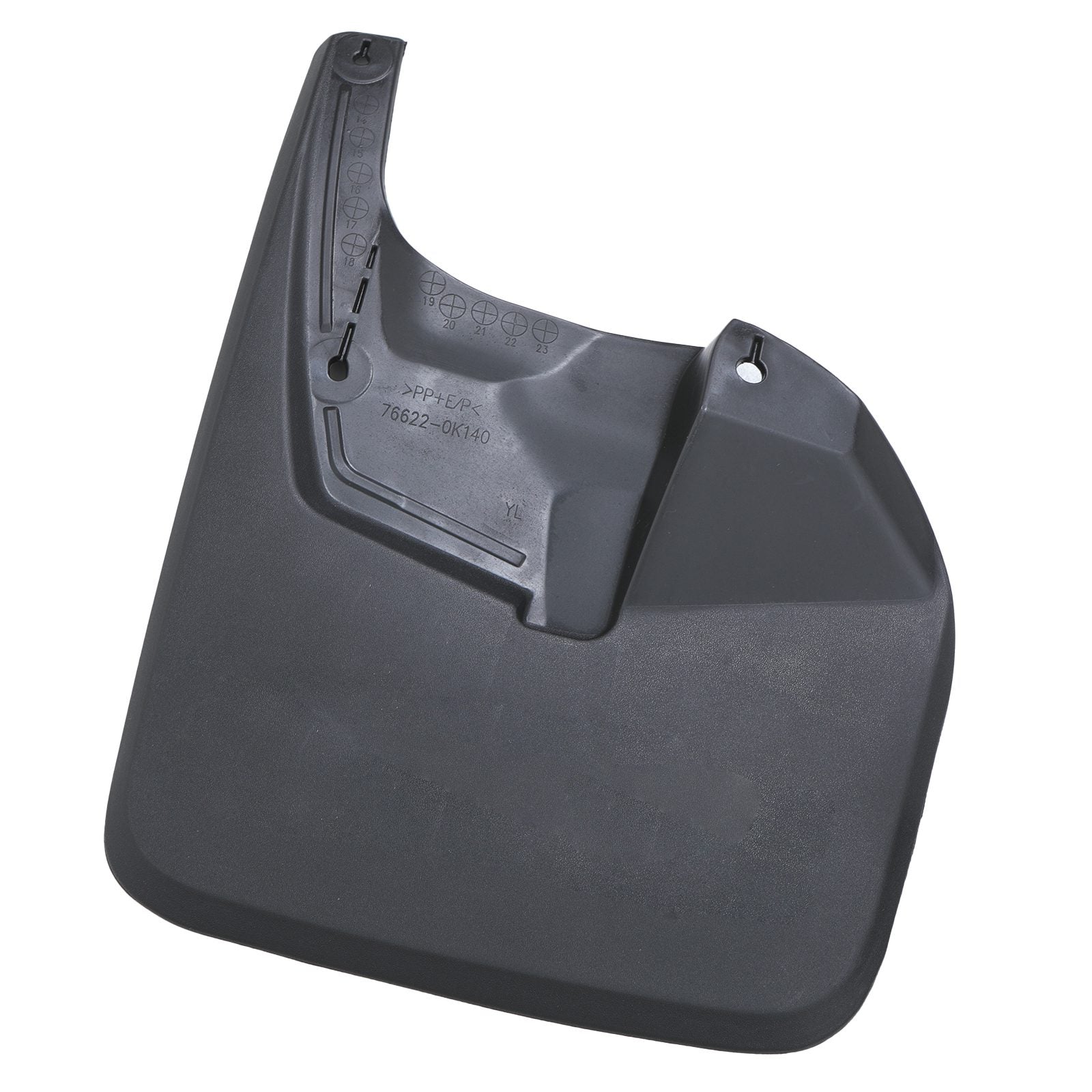 Toyota Hilux Revo MK8 15-21 Black Mud Guard Flaps