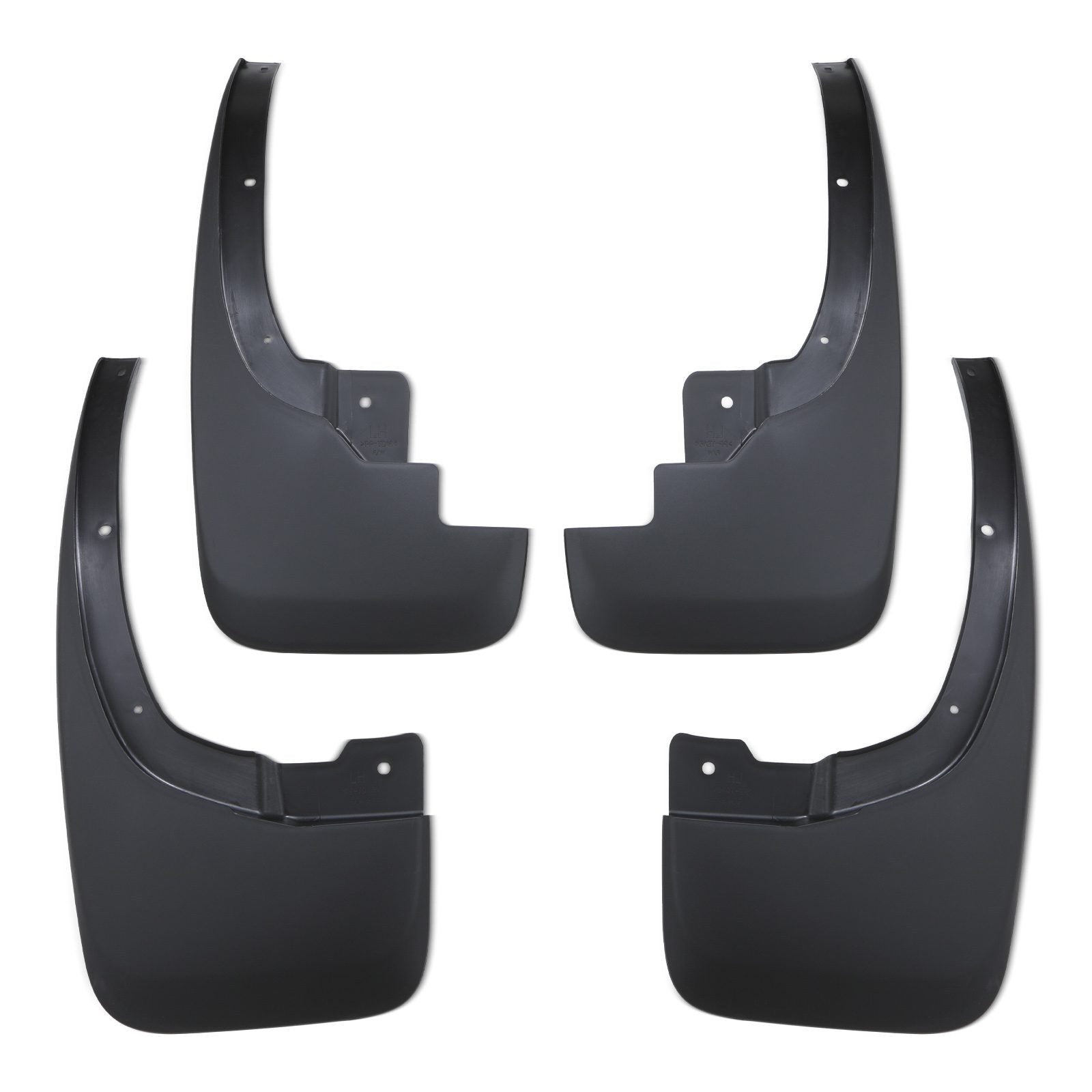 Isuzu D-Max RG 2021+ Black Mud Guards