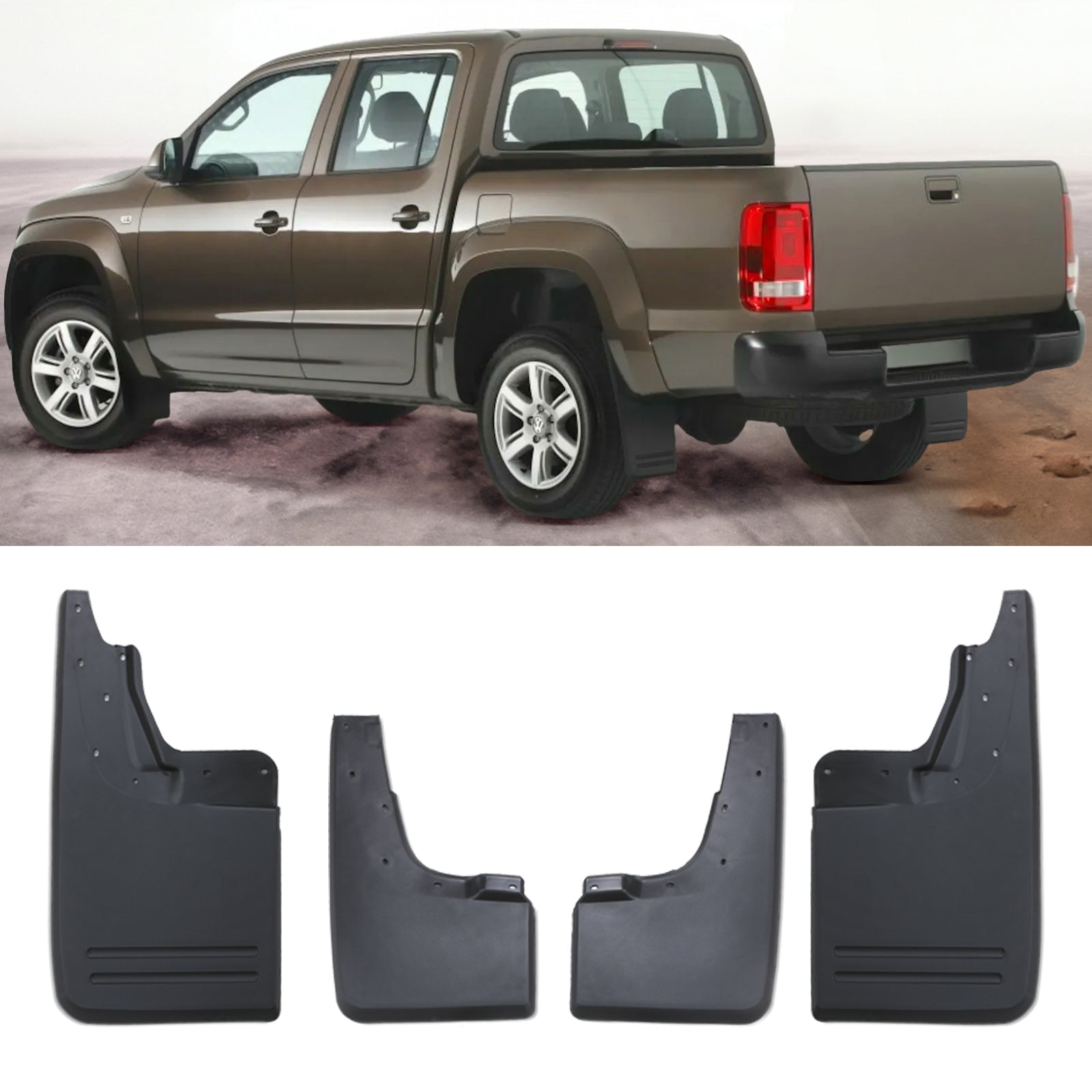 VW Amarok 10-20 Black Mud Guards
