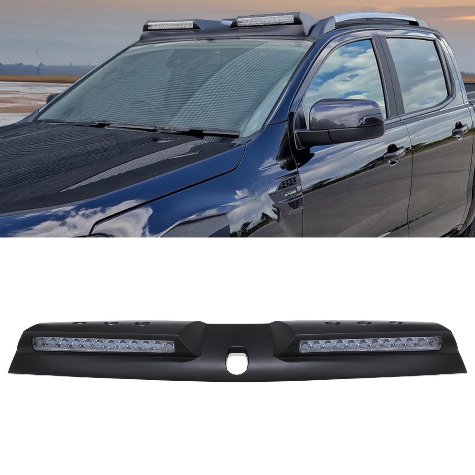 Ford Ranger T6 T7 T8 12-22 Twin Roof Light Pod With LED Lights