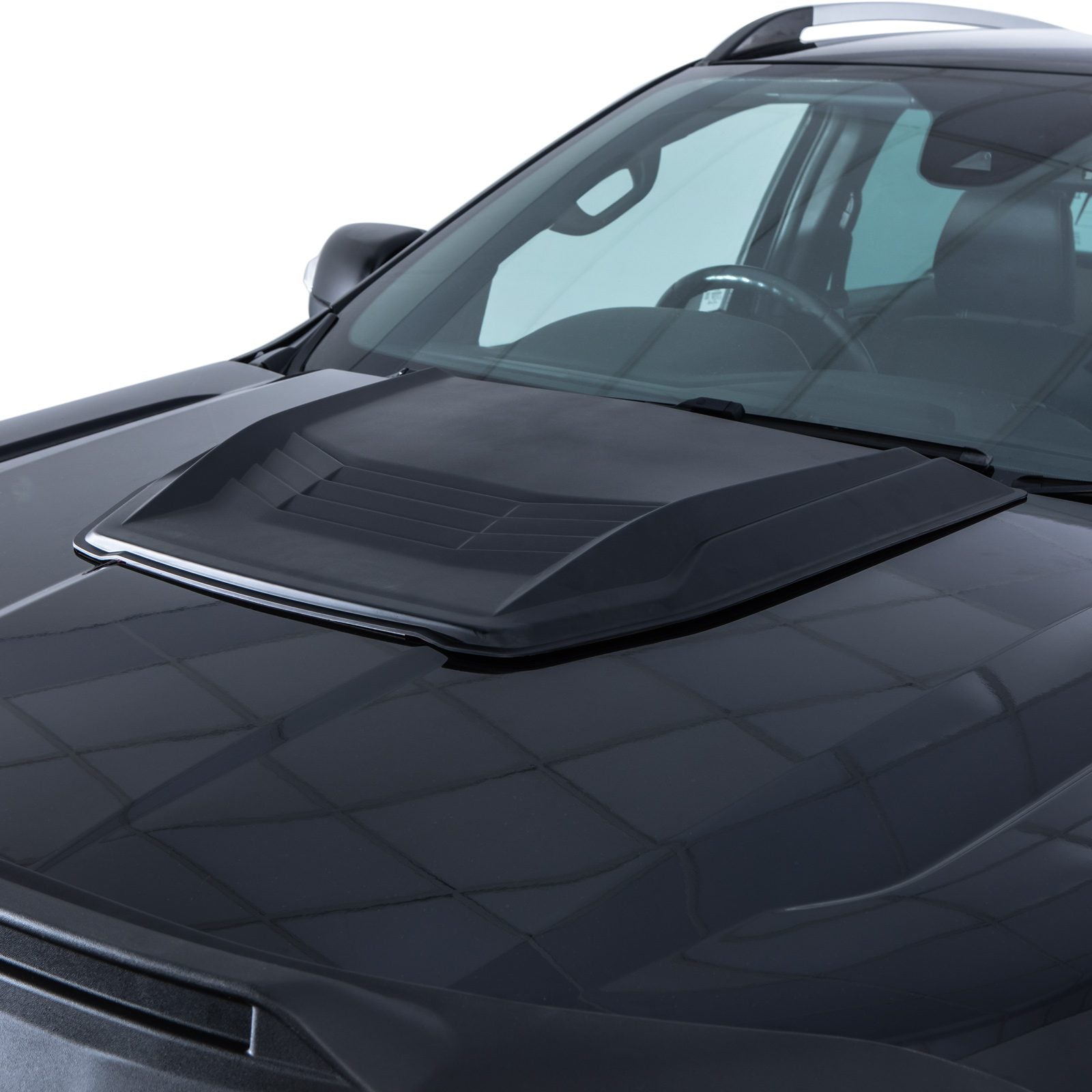 Ford Ranger T6 T7 T8 12-22 Matte Black Bonnet Scoop