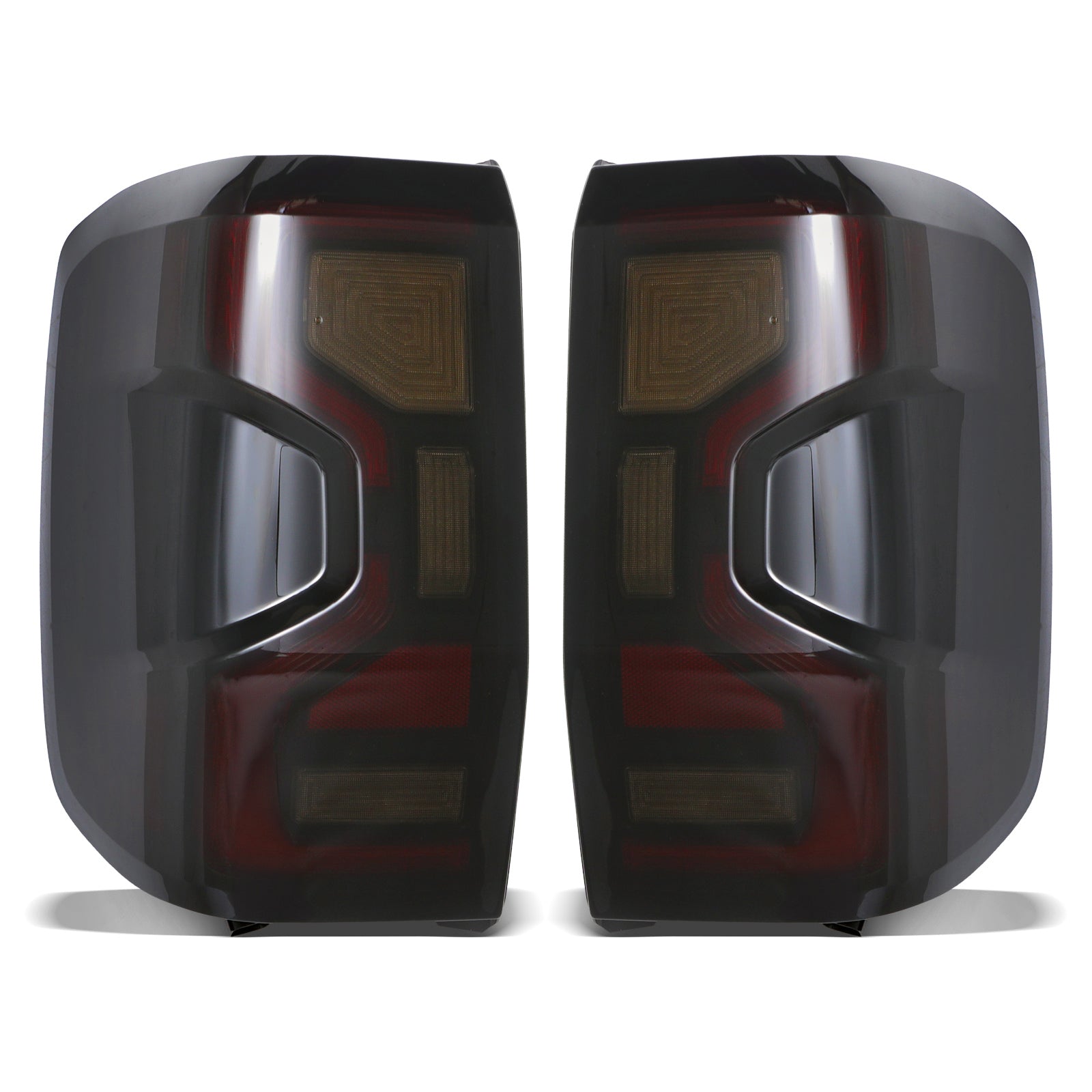 Ford Ranger T9 Wildtrak 2023+ Smoked LED Rear Tail Lights With Fog Lamps