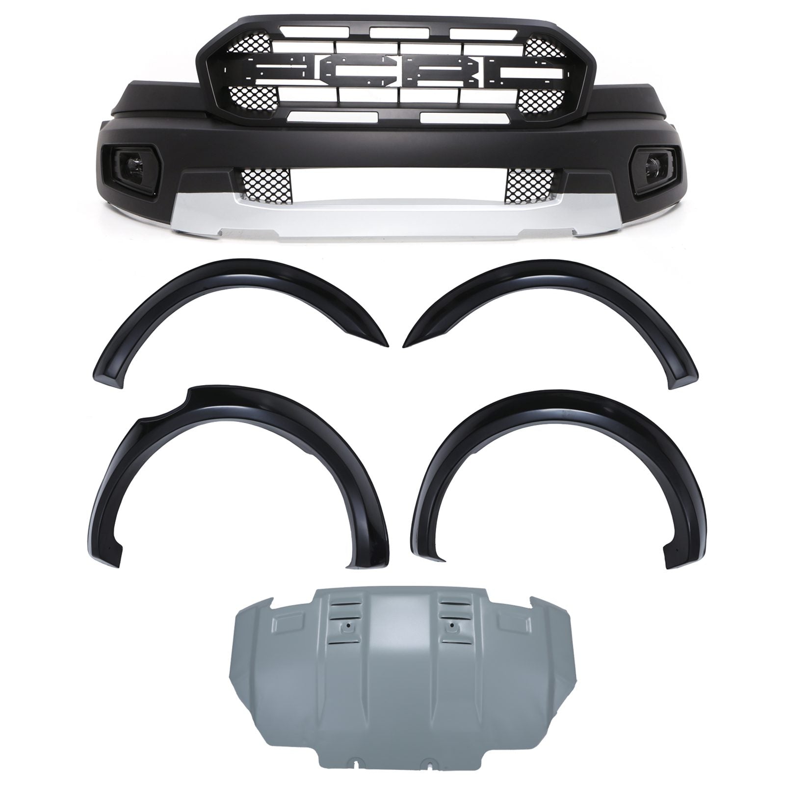 Ford Ranger T7 T8 2015-2022 Raptor Conversion Bumper And Wheel Arches