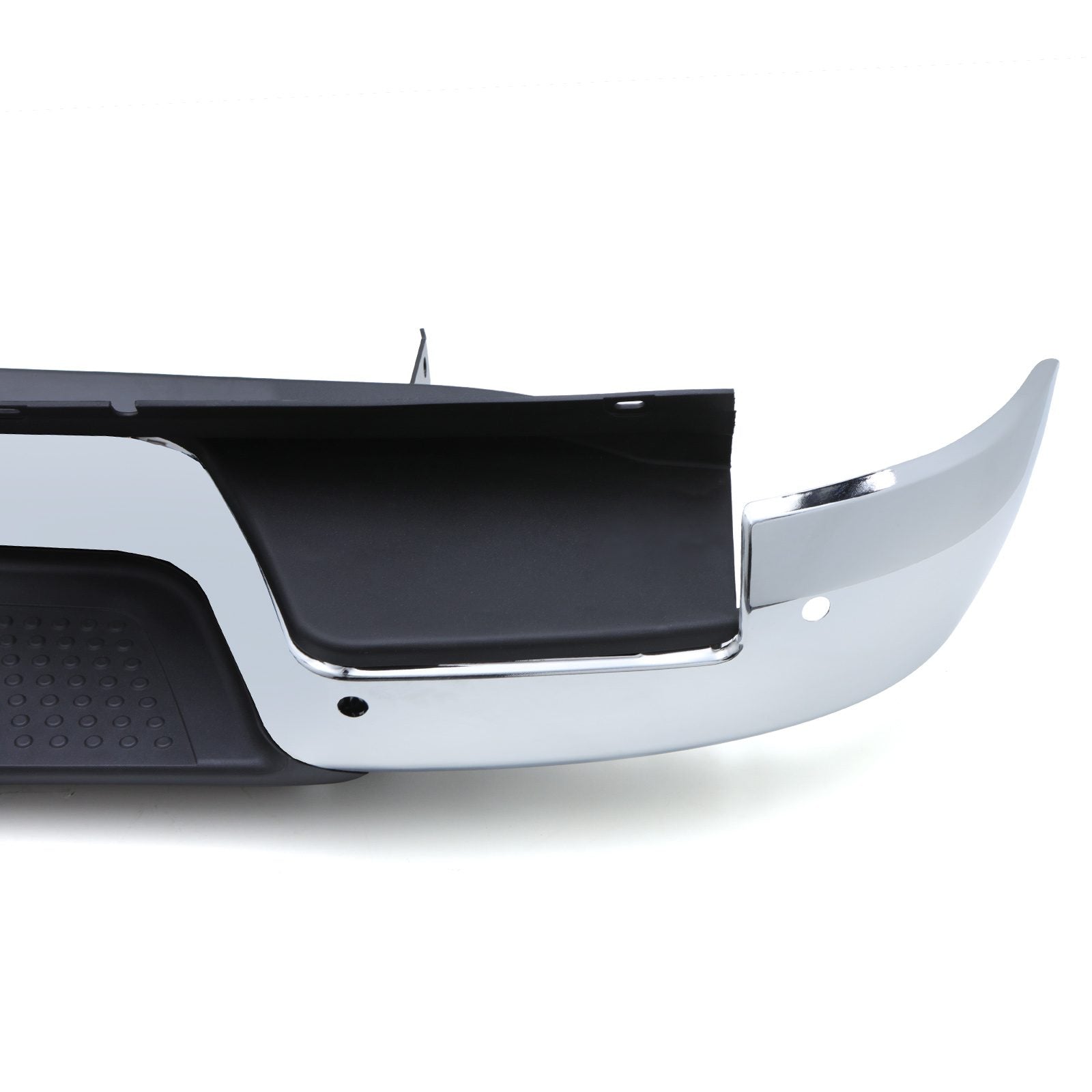 VW Amarok MK1 10-20 Chrome Rear Bumper with Sensor Holes