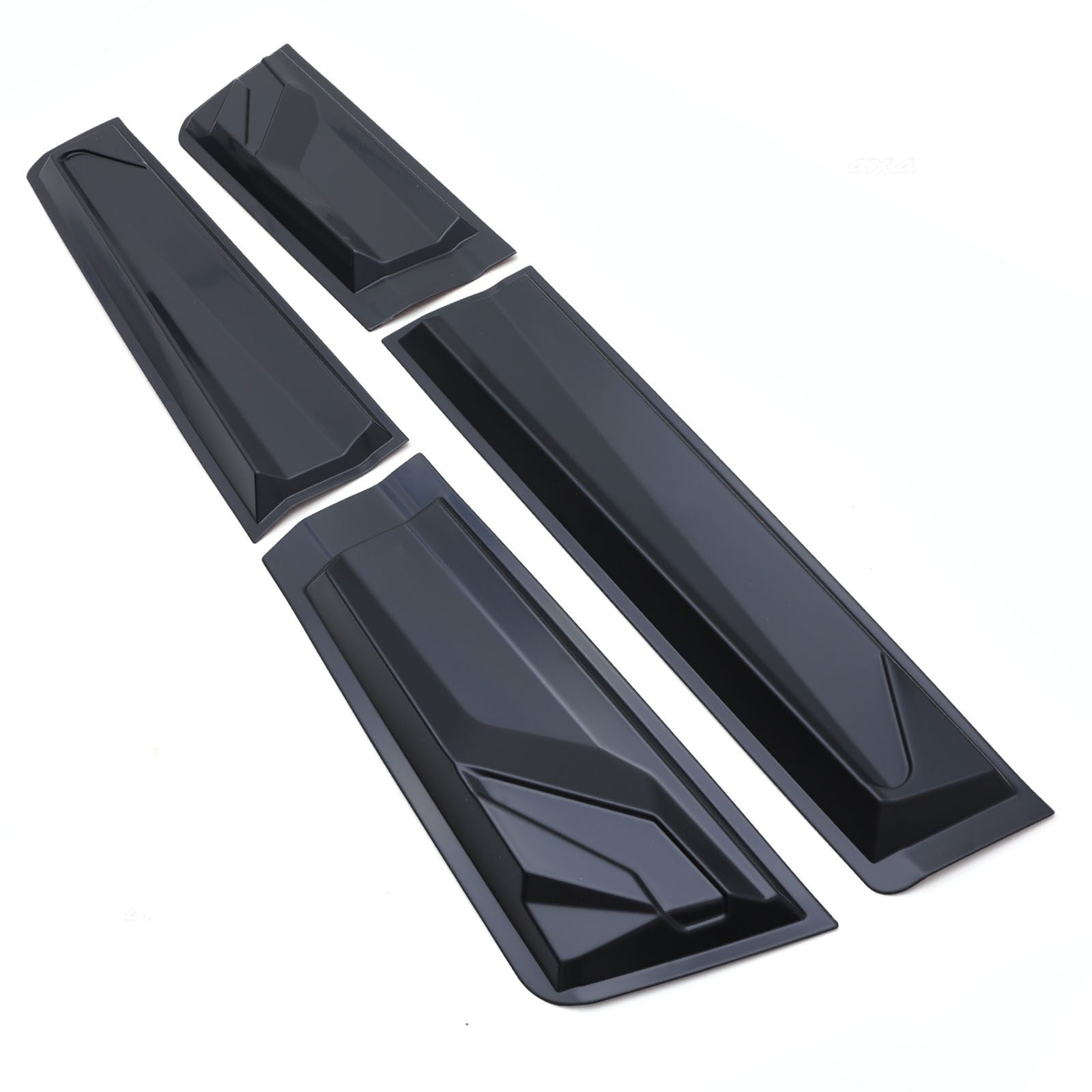 Isuzu D-Max Double Cab RG 2021+ Black Body Cladding Door Kit