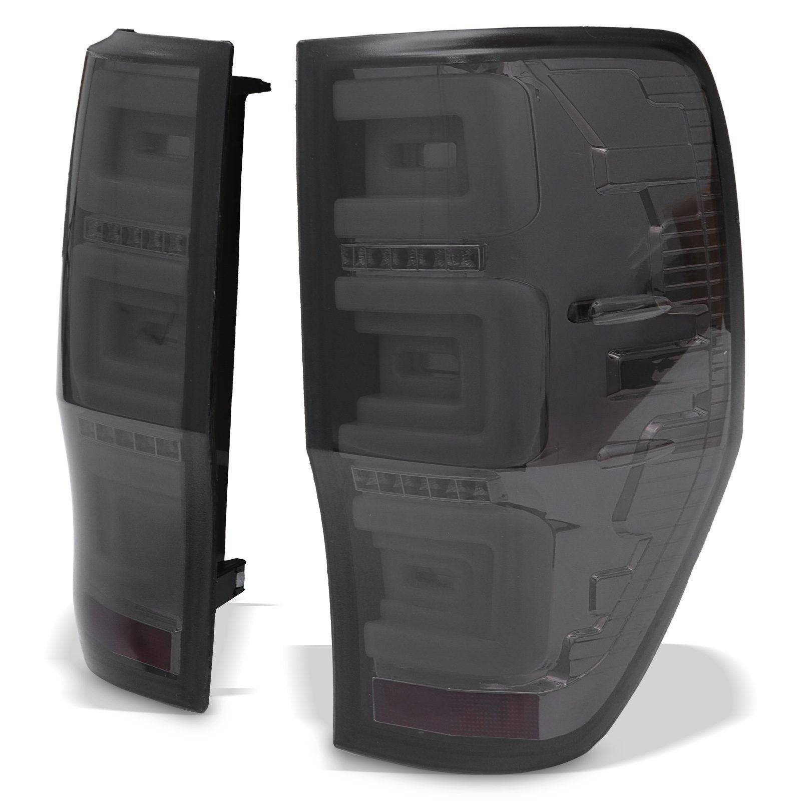 Ford Ranger T6 T7 T8 12-22 Smoked LED Rear Tail Lights