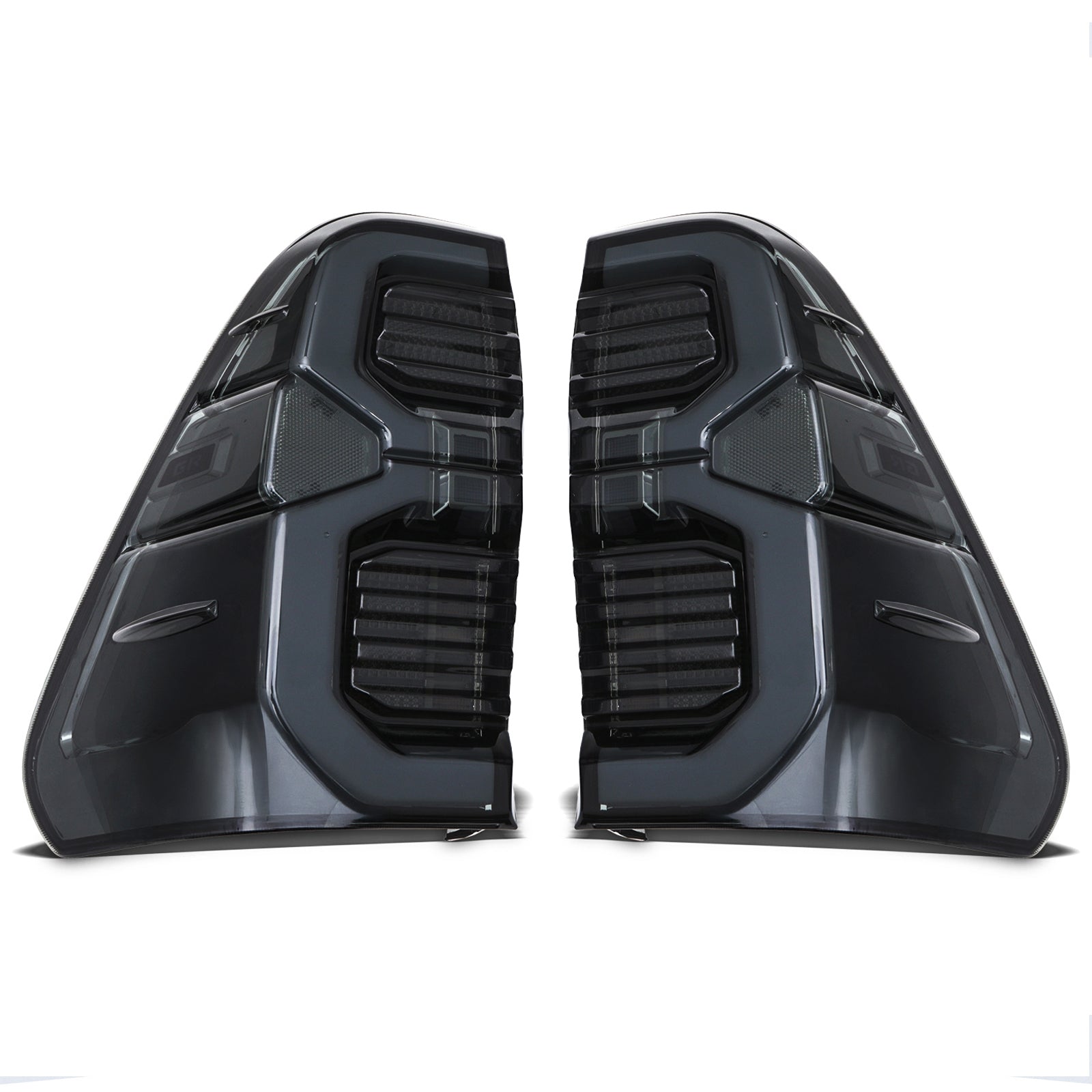 Toyota Hilux Revo MK8 MK9 2015+ GR Style Smoked LED Rear Tail Lights