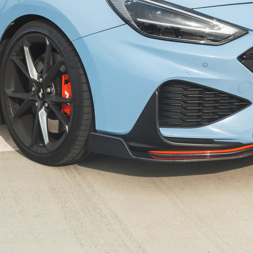 HYUNDAI I30N FRONT CARBON FIBRE SPLITTER (FACELIFT) - CT DESIGN