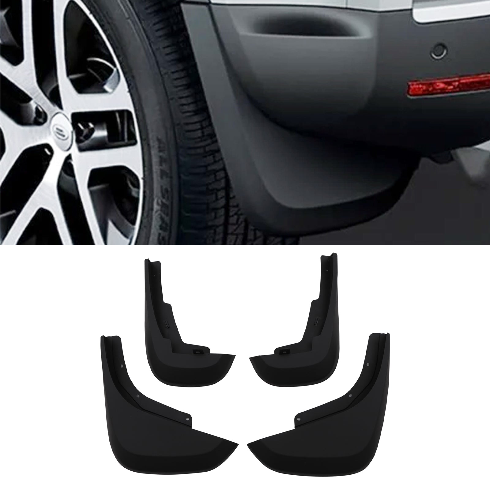 Predator 4x4 Mud Flaps Kit To Fit Land Rover Defender L663 2020+
