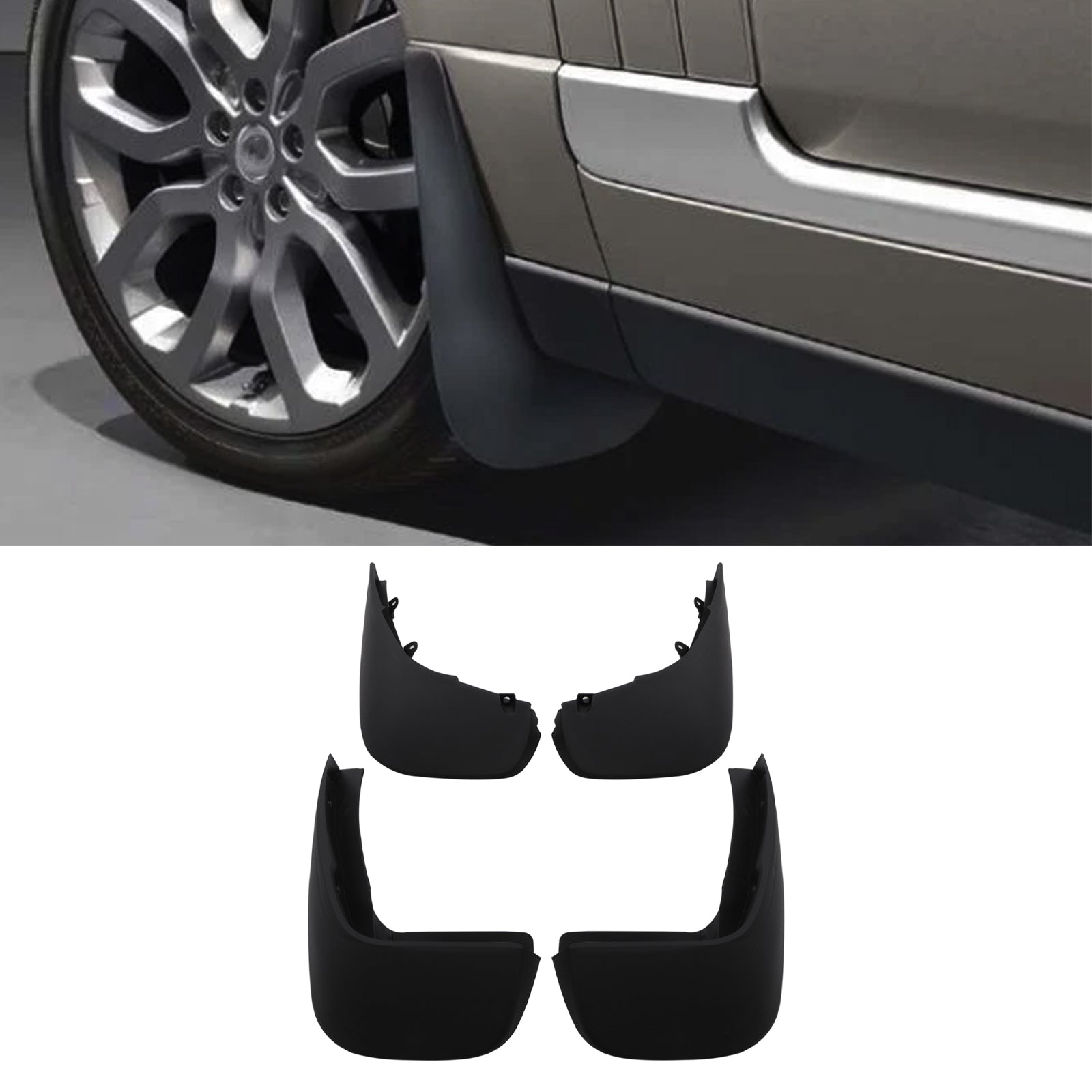 Predator 4x4 Mud Flaps Kit To Fit Range Rover Vogue L405 12-21