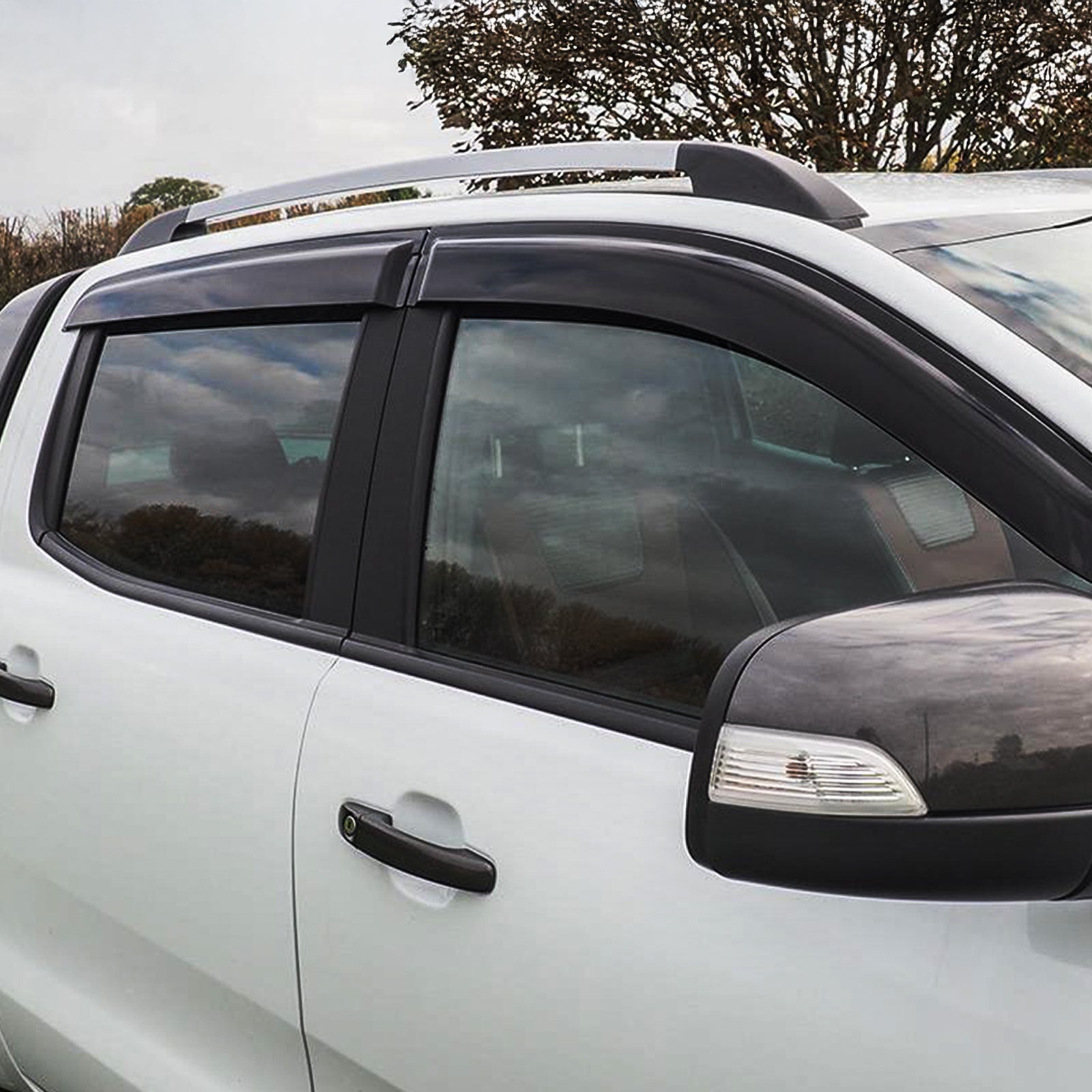 Ford Ranger T6 T7 T8 11-22 Silver Roof Rails