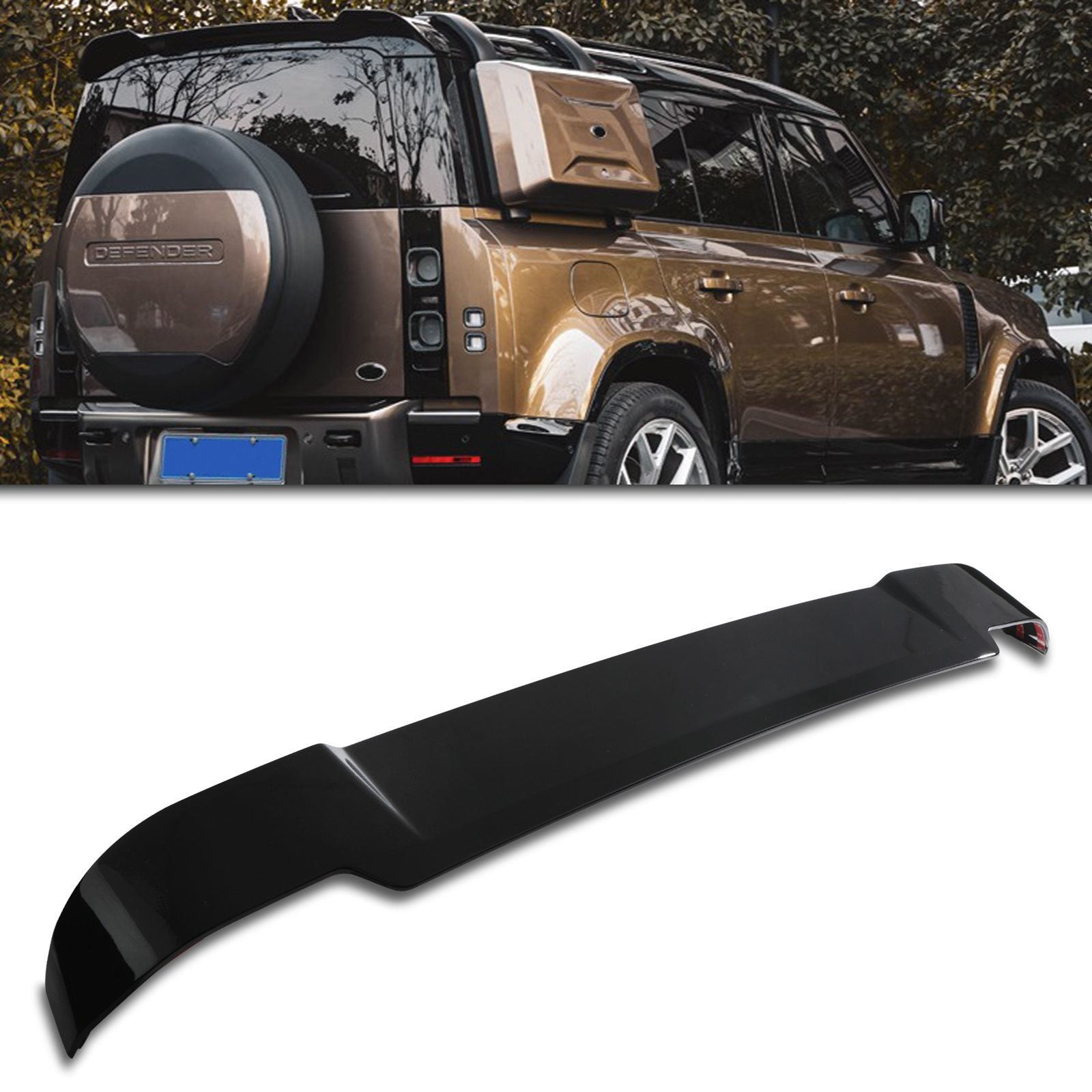 Predator 4x4 Rear Boot Spoiler To Fit Land Rover Defender L663 2020+