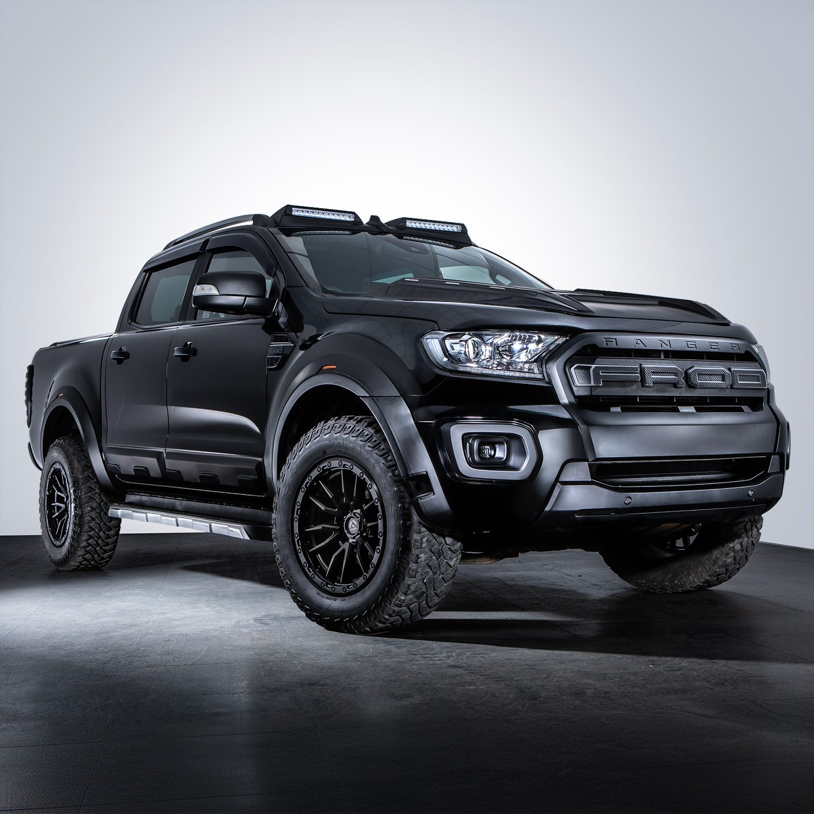 Ford Ranger T6 T7 T8 2012-2022 Black Door Mirror Covers