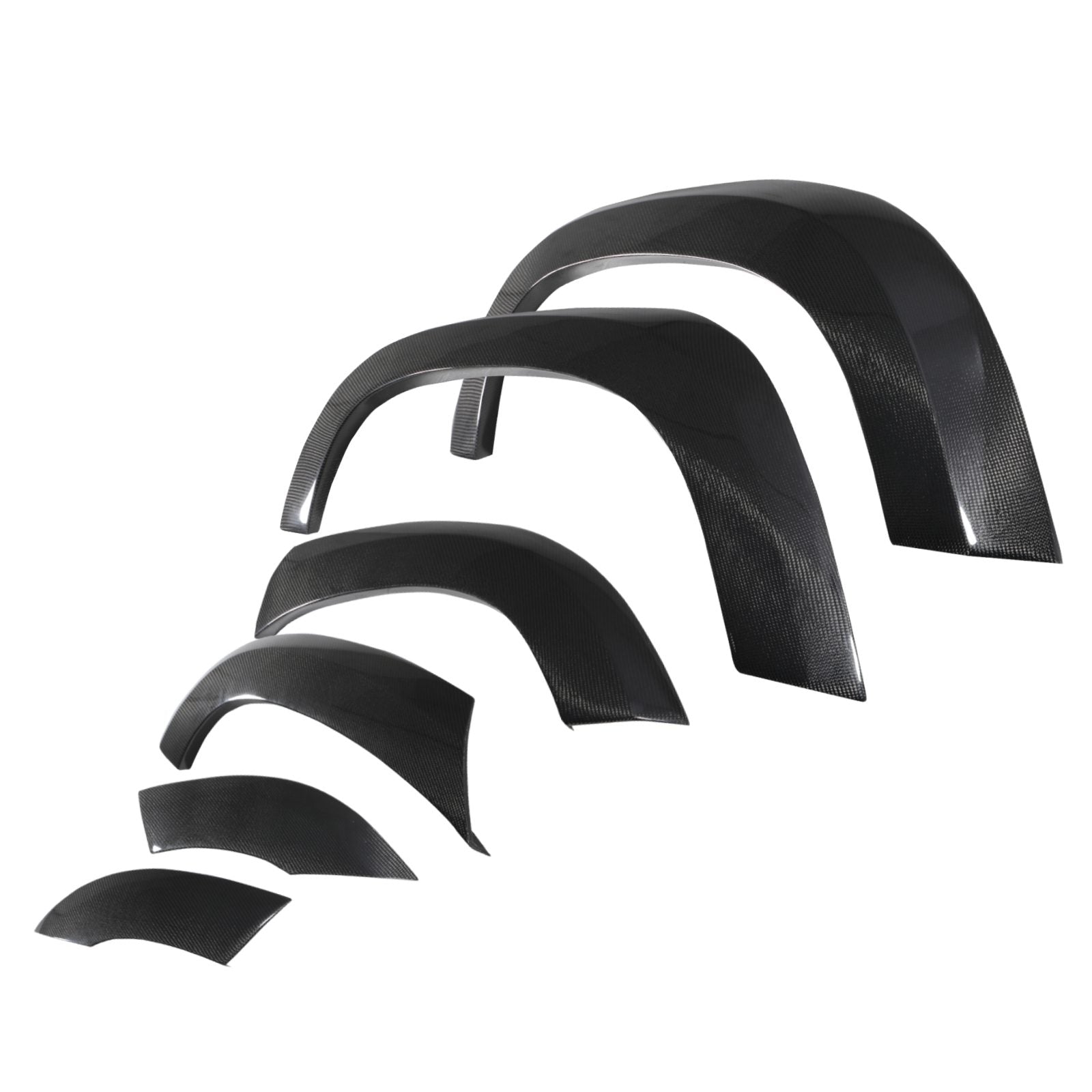 Predator 4x4 Carbon Fibre Fender Flare Kit To Fit Land Rover Defender L663 110 2020+