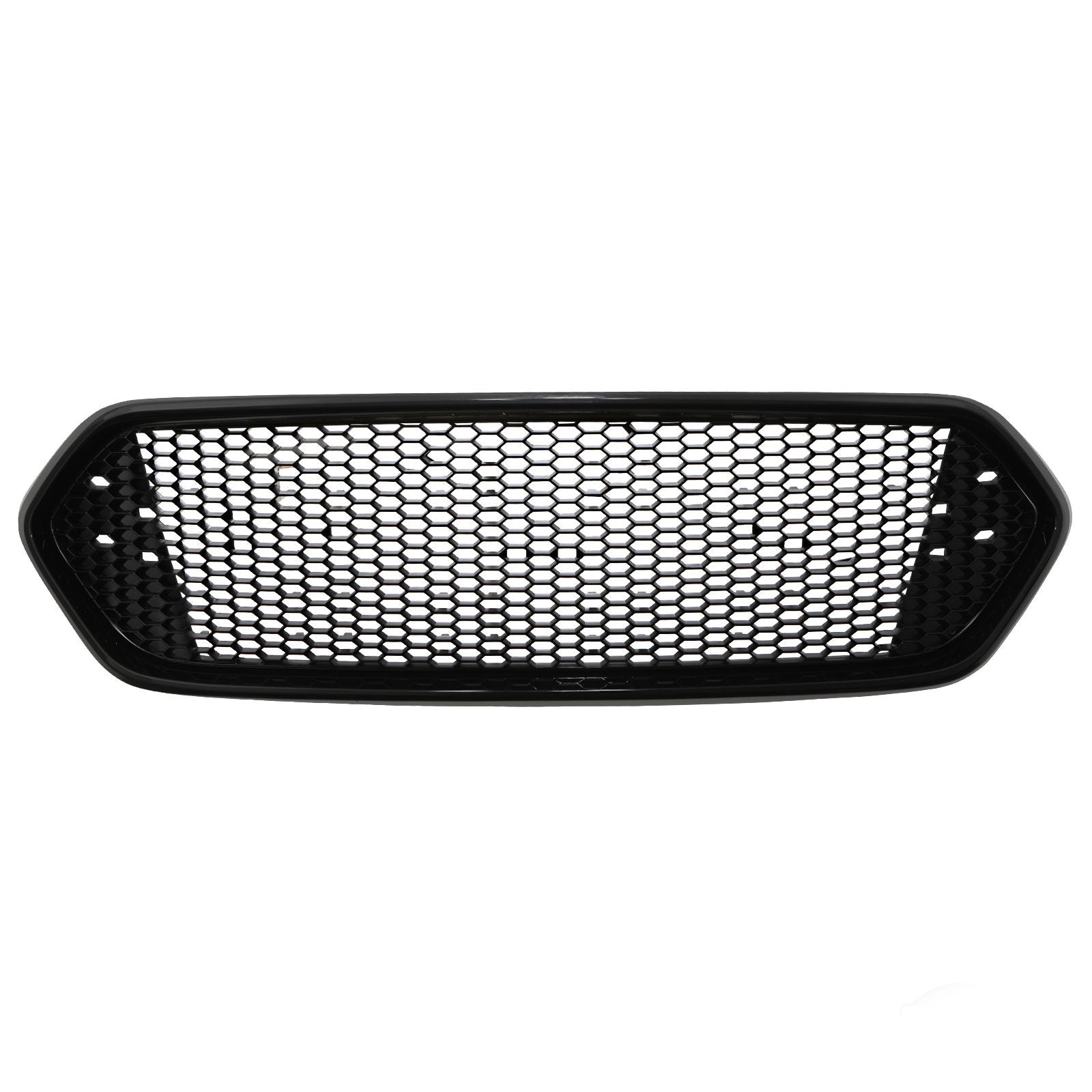 Ford Transit Custom 2018-21 Gloss Black Debadged Mesh Grille